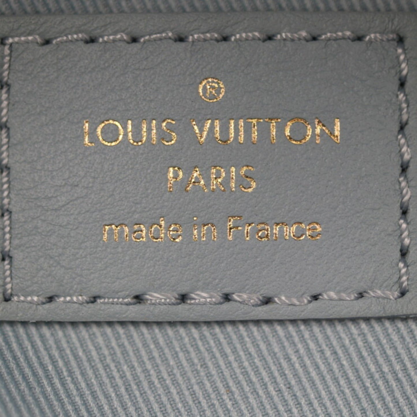 Louis Vuitton Light Blue Leather Fanny Pack Shoulder Bag
