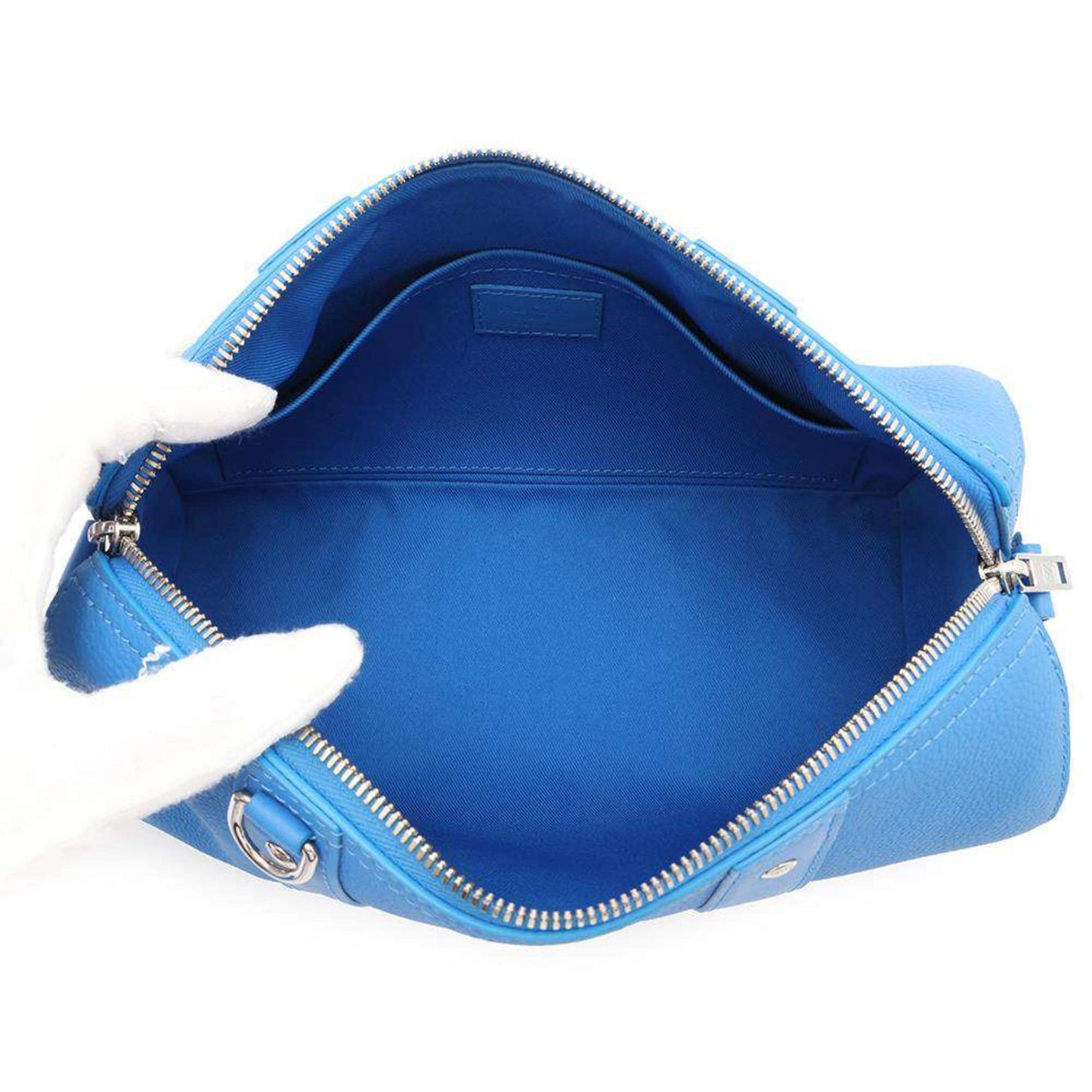 Louis Vuitton Blue Leather Shoulder Bag