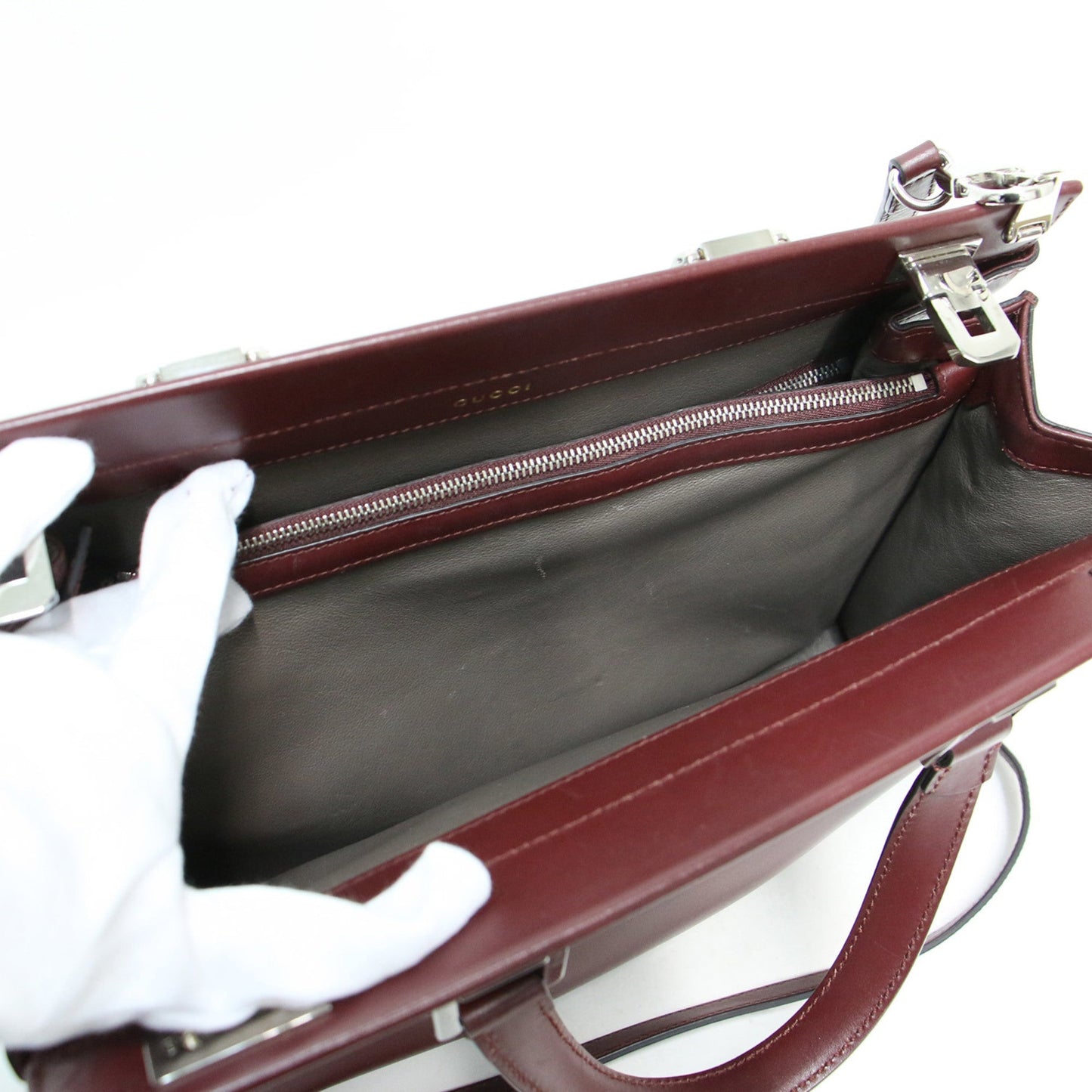 Gucci Horsebit Bordeaux Handbag Shoulder Bag