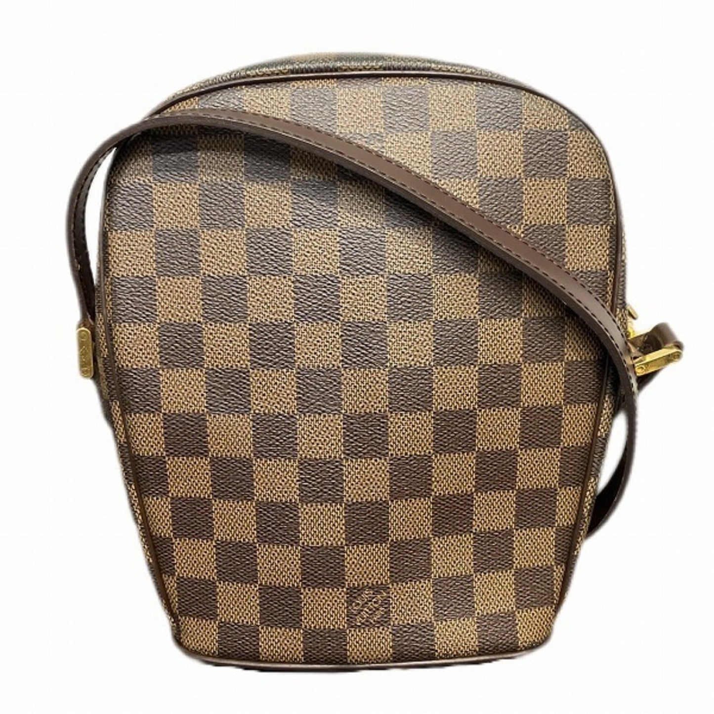 Louis Vuitton Damier Brown Damier Canvas Leather Shoulder Bag