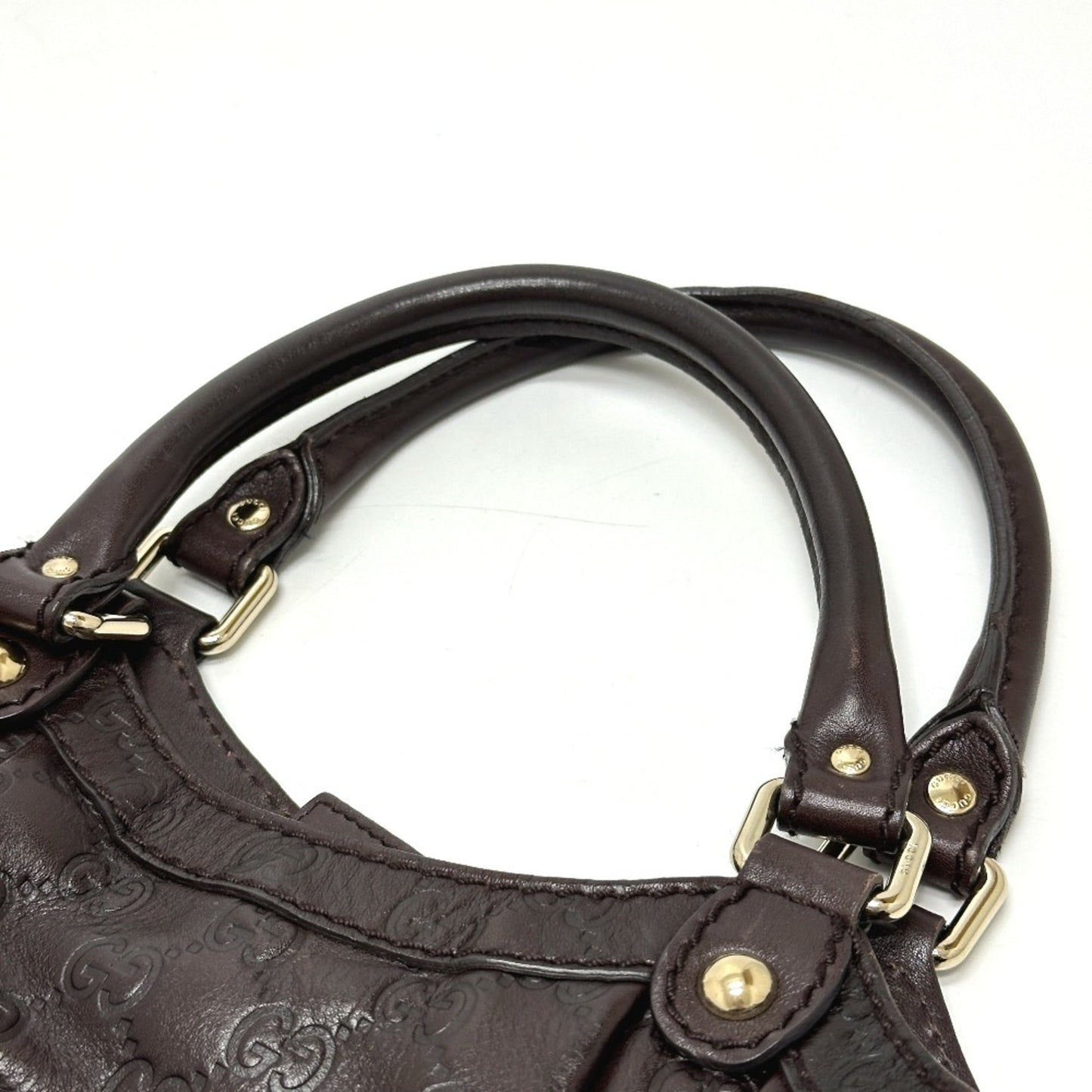 Gucci Brown Leather Tote Bag