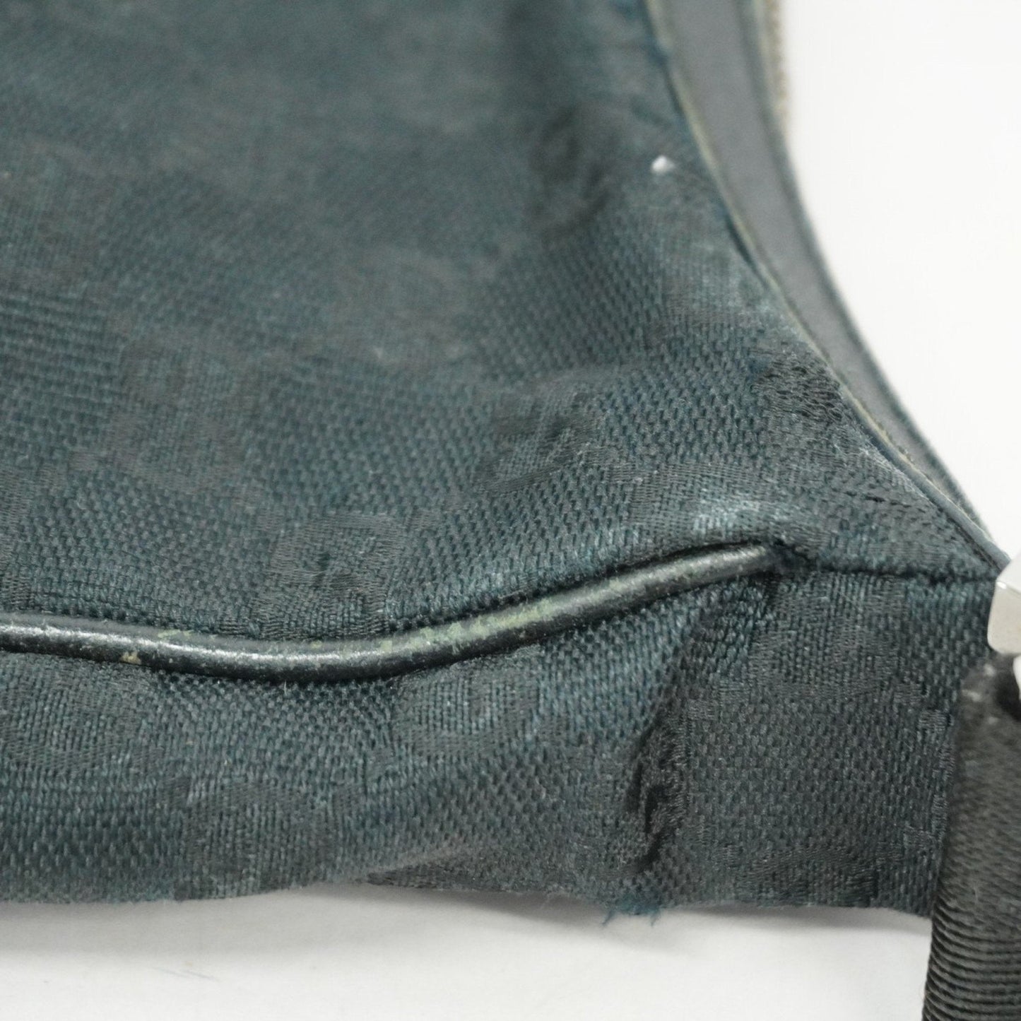 Gucci Black Canvas Shoulder Bag