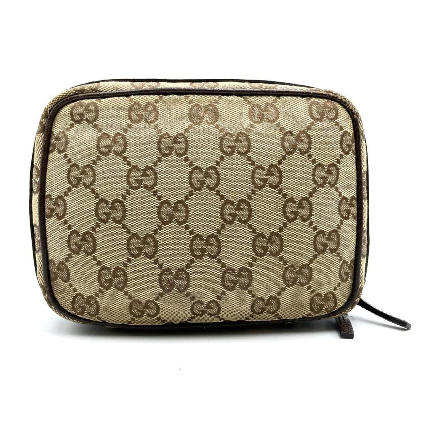Gucci Beige Gg Canvas Pouch