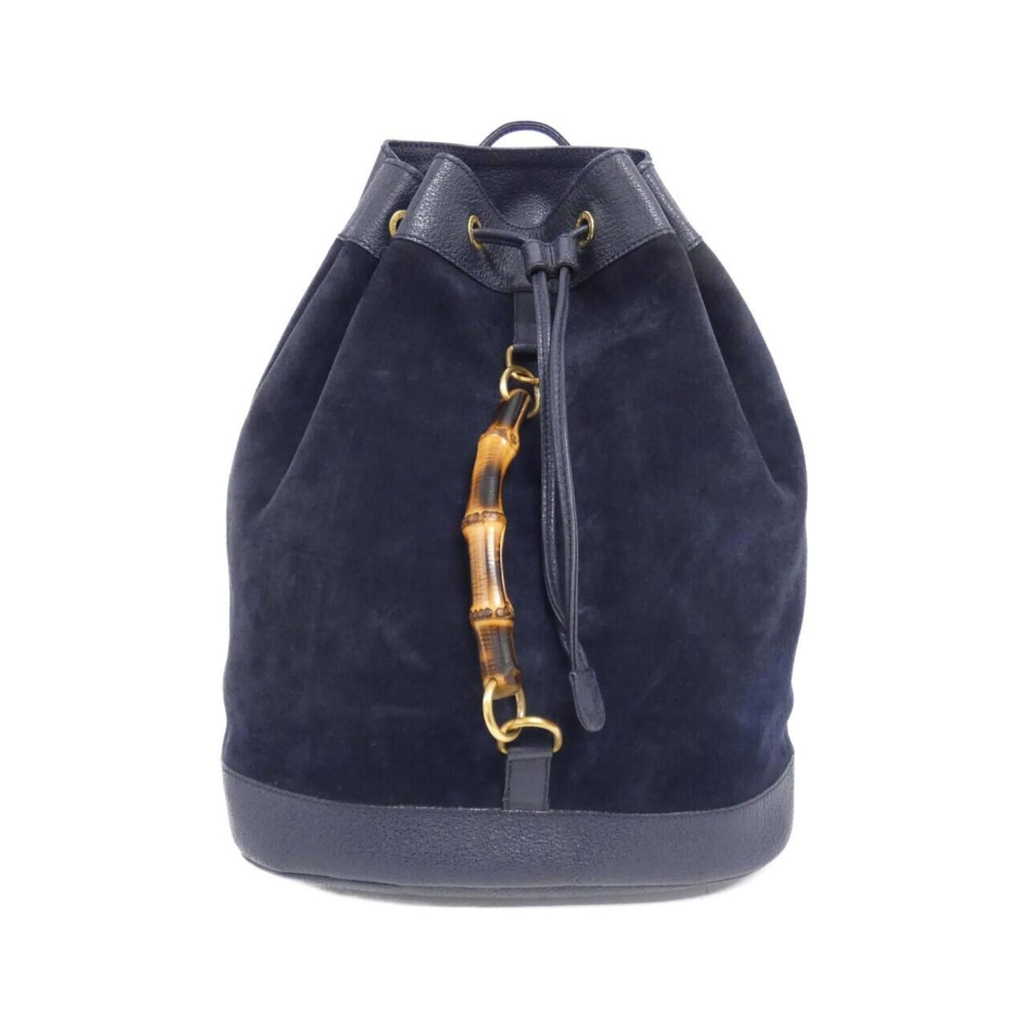Gucci Blue Suede Leather Backpack ()