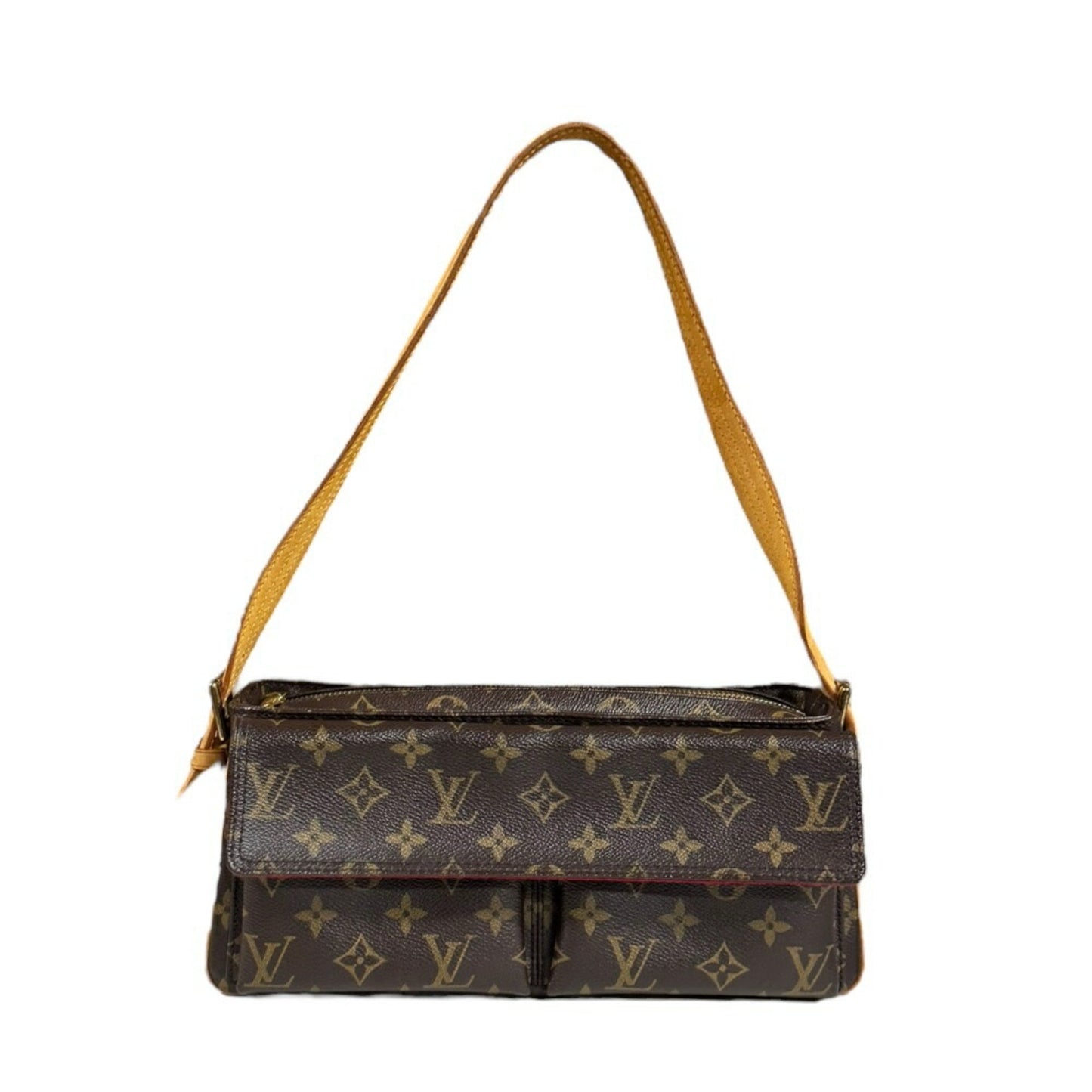 Louis Vuitton Brown Monogram Shoulder Bag ()