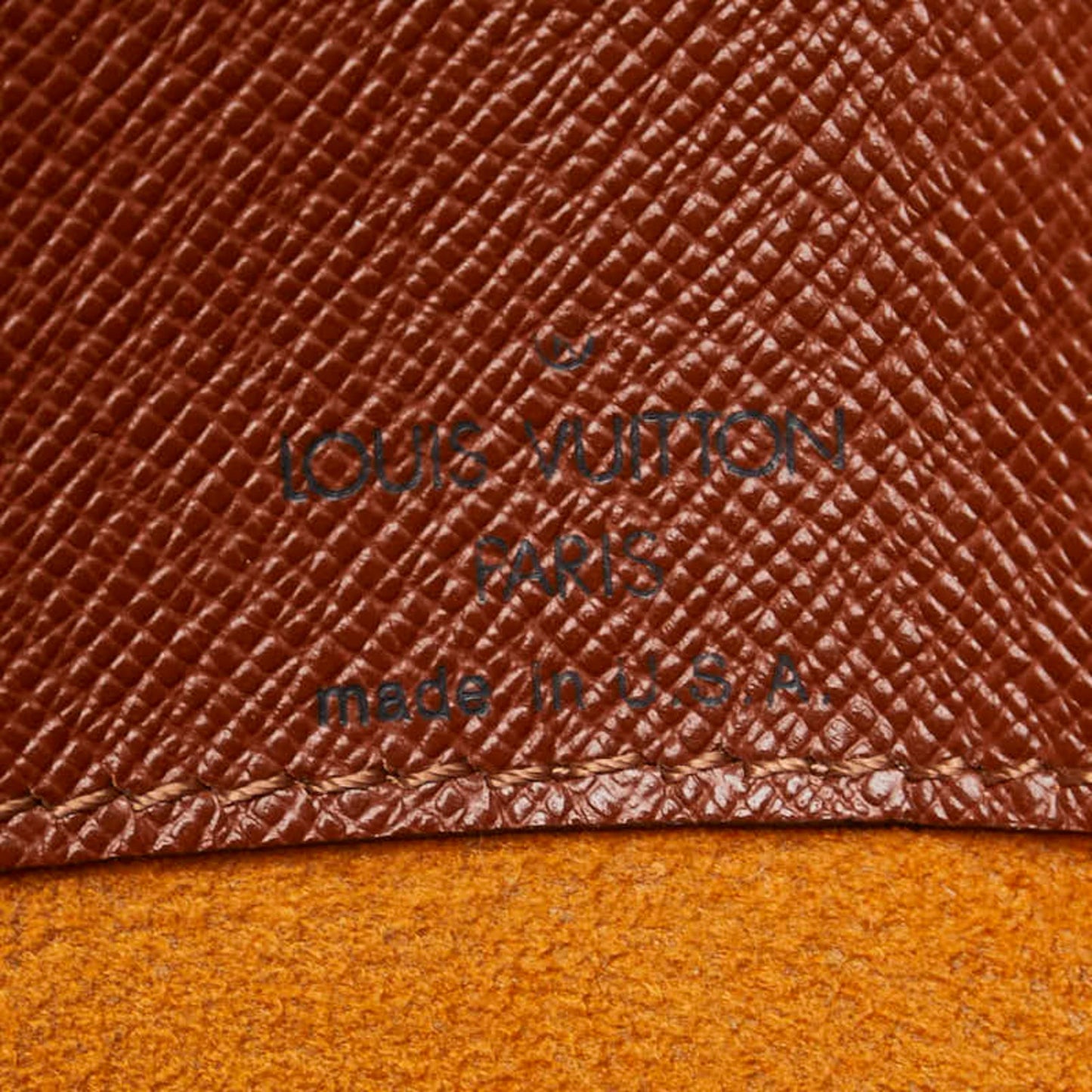 Louis Vuitton Brown Pvc Leather Handbag Shoulder Bag