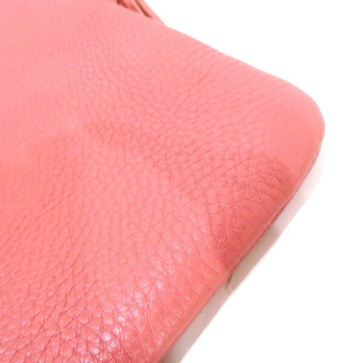 Gucci Bamboo Pink Leather Clutch Bag