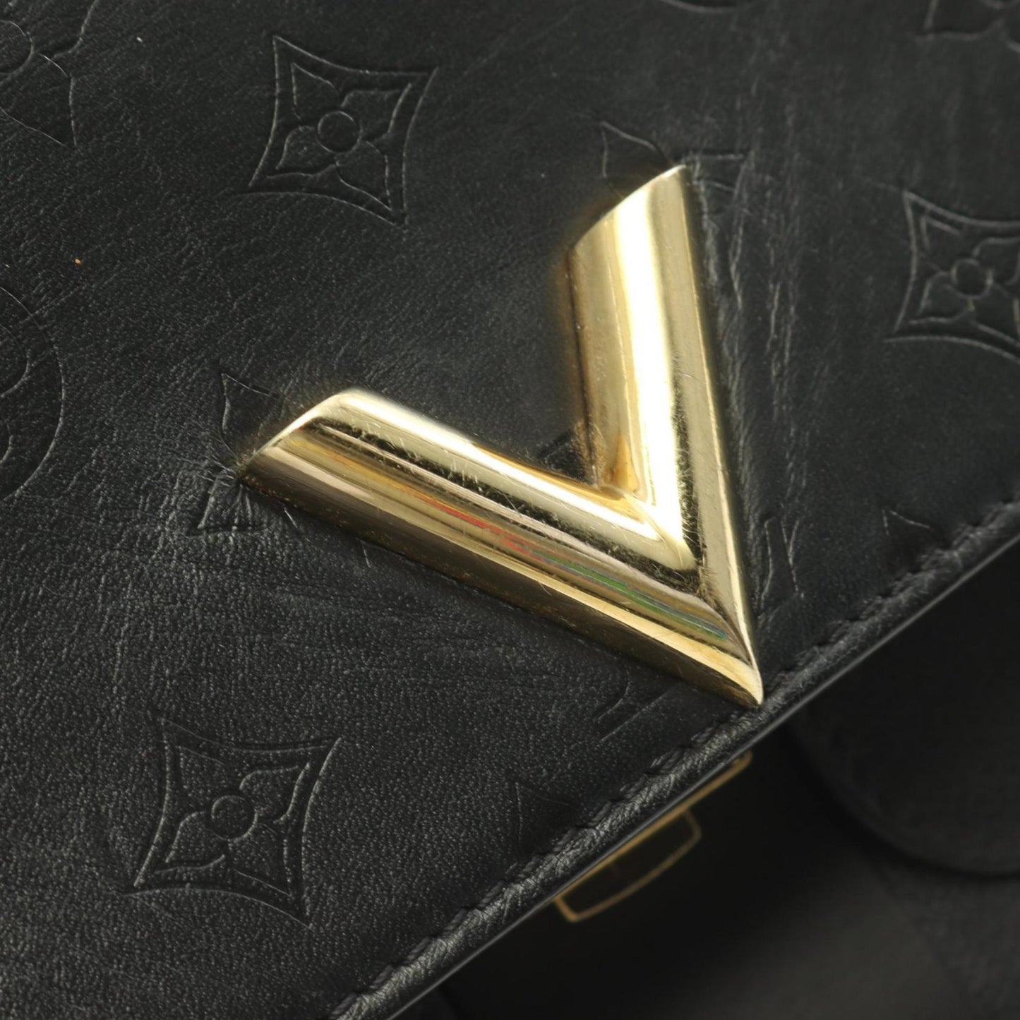 Louis Vuitton Black Noir Leather Shoulder Bag