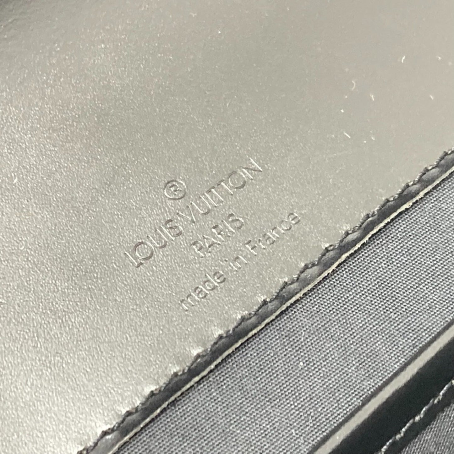 Louis Vuitton Black Leather Shoulder Bag