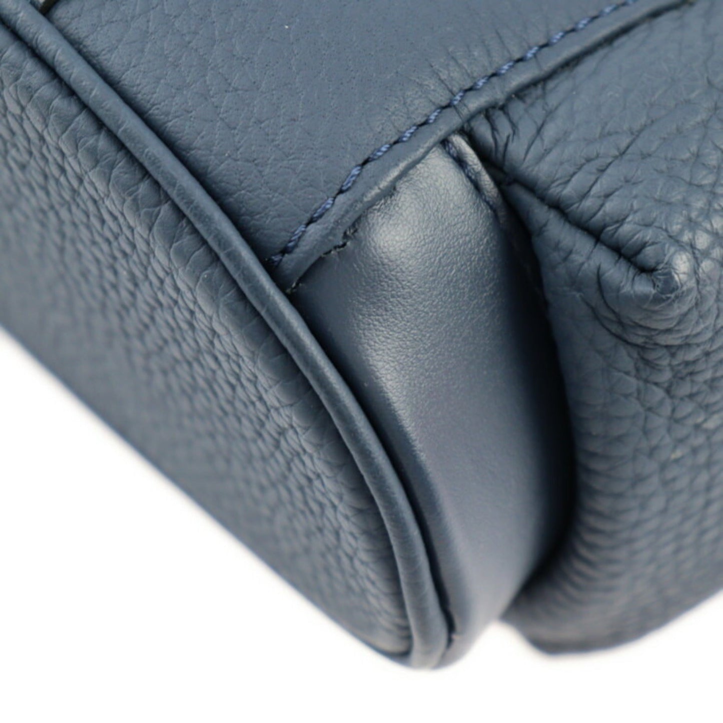 Louis Vuitton Black Navy Blue Handbag Shoulder Bag Tote Bag