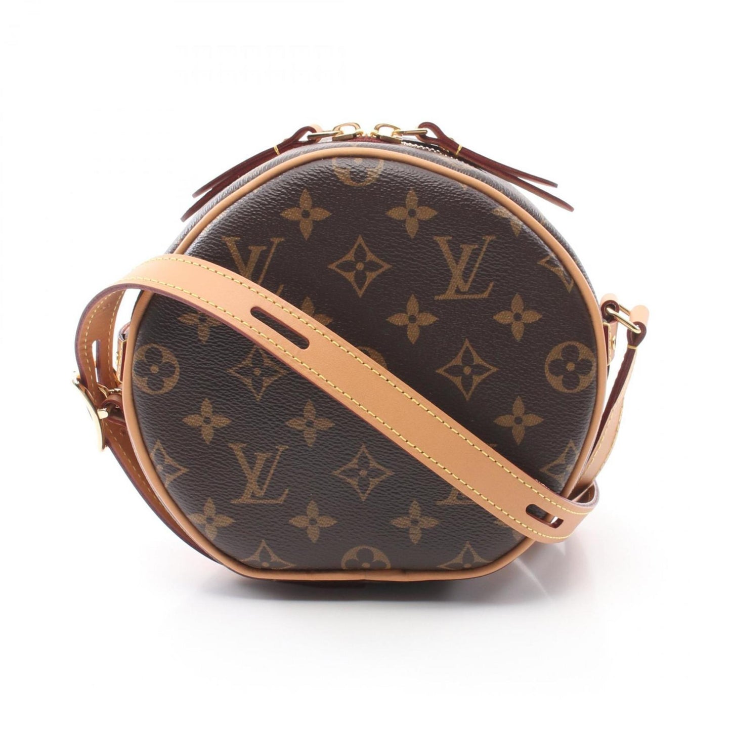 Louis Vuitton Brown Coated Canvas Shoulder Bag ()