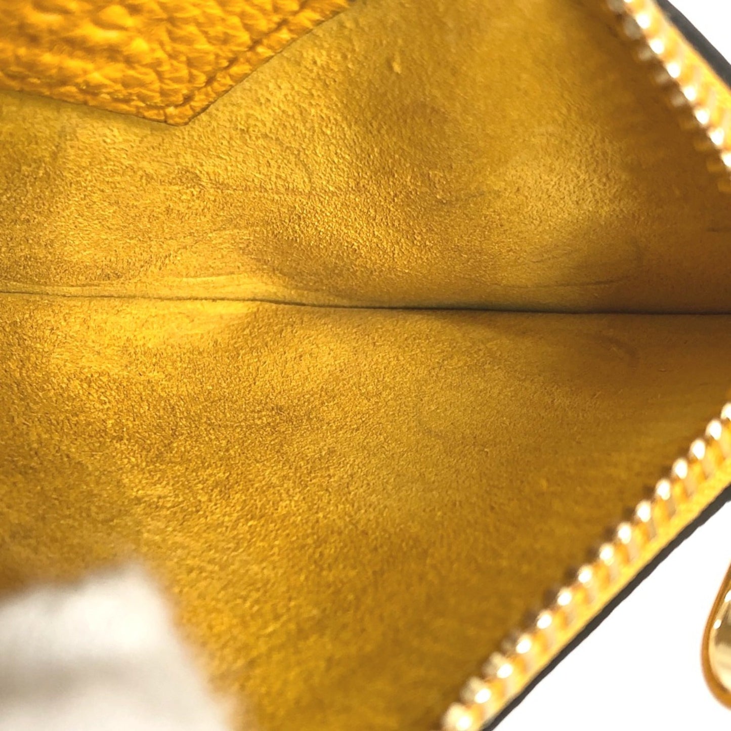Gucci Yellow Leather Coin Purse/Coin Case