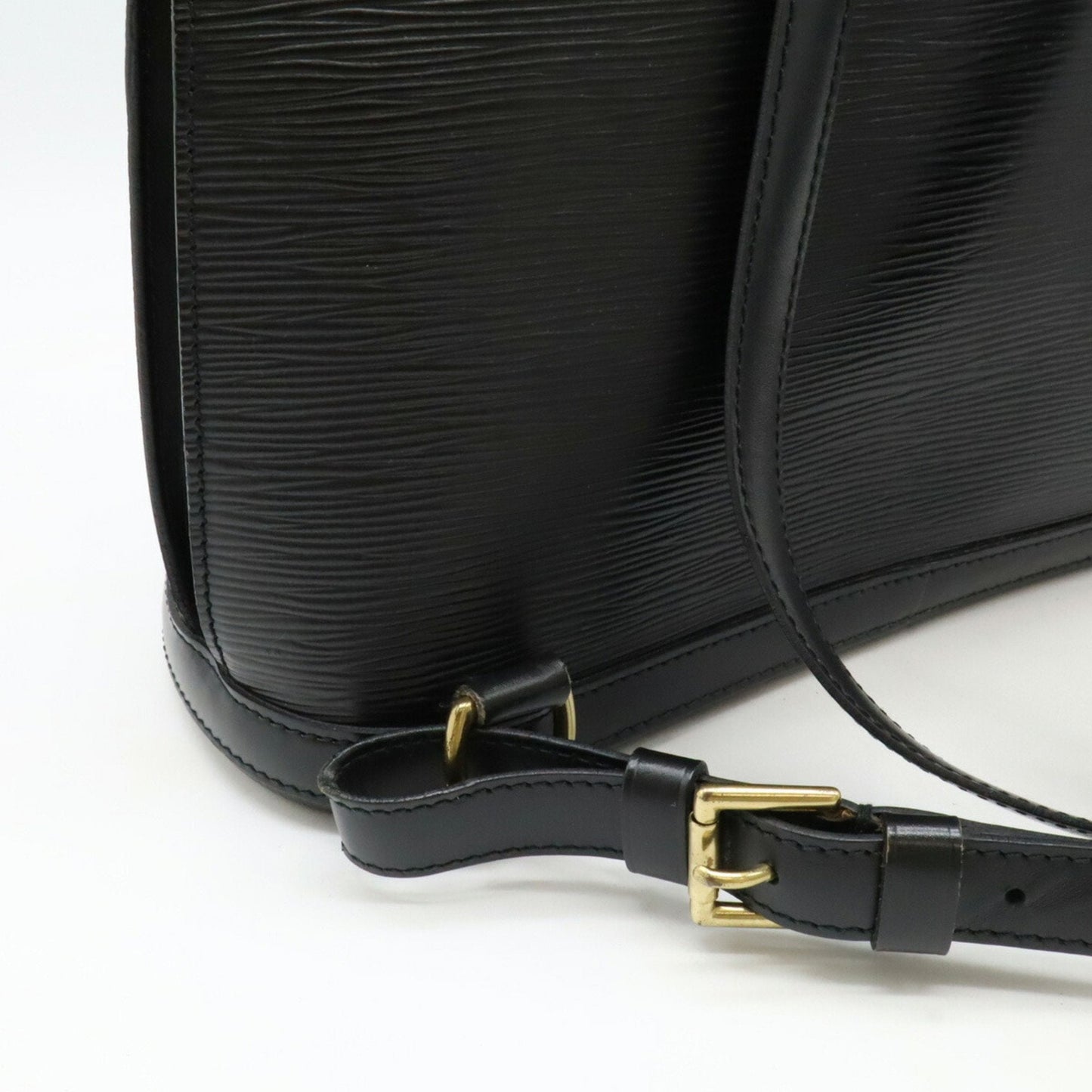 Louis Vuitton Black Noir Epi Leather Backpack Shoulder Bag
