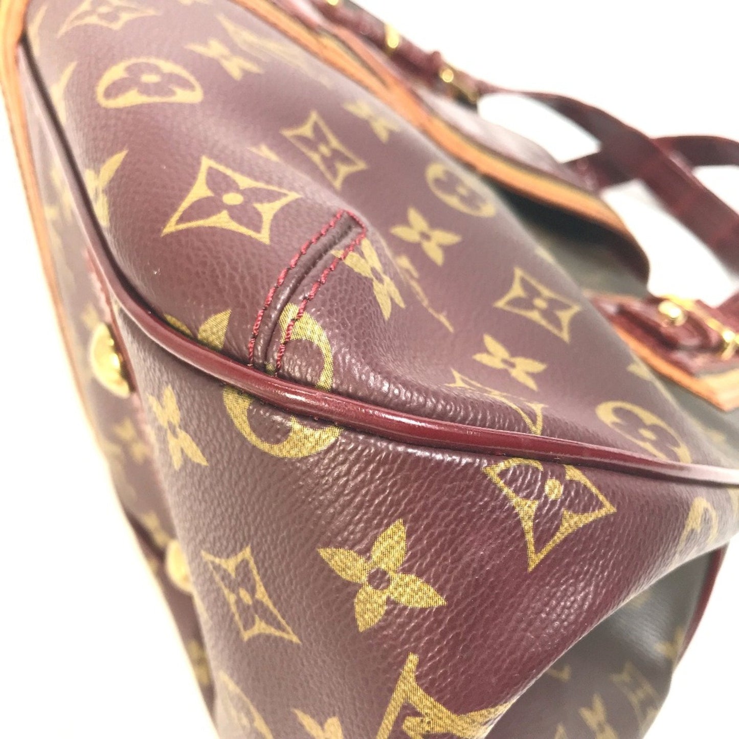 Louis Vuitton Red Cloth Shoulder Bag