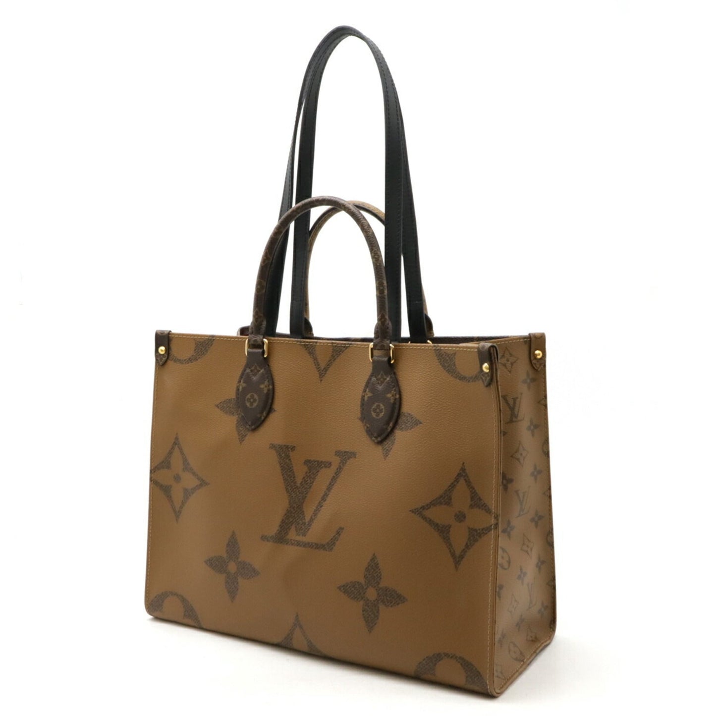 Louis Vuitton Brown Monogram Canvas Monogram Reverse Handbag Shoulder Bag Tote Bag
