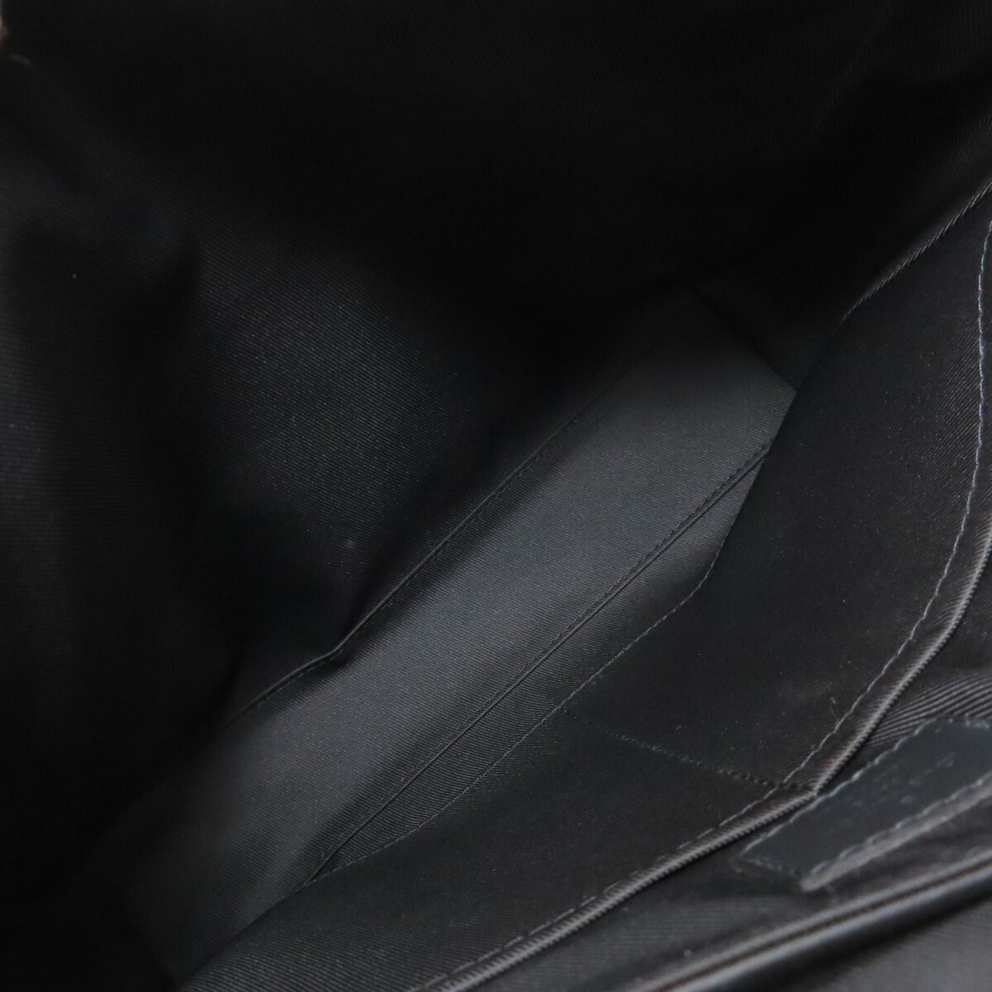 Louis Vuitton Black Leather Shoulder Bag