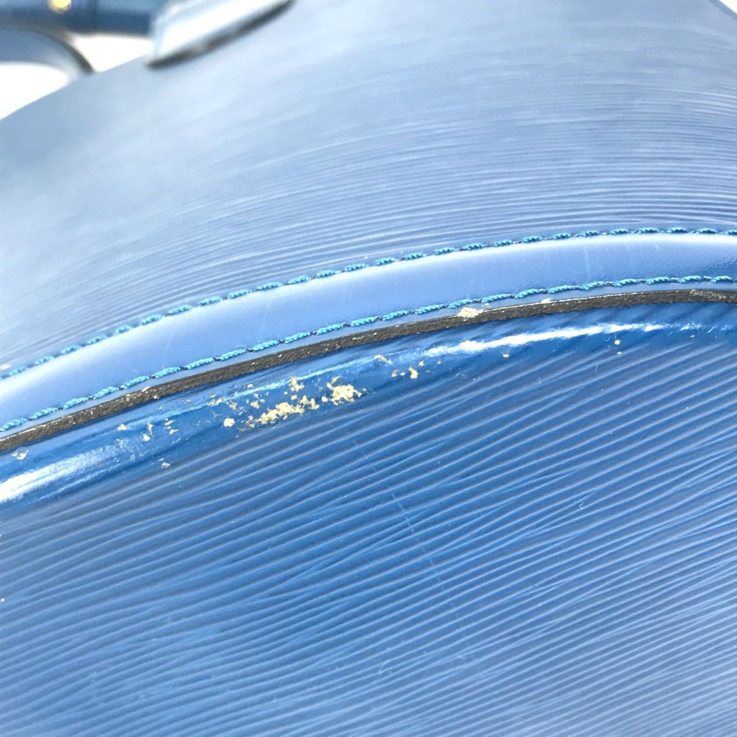 Louis Vuitton Blue Leather Shoulder Bag