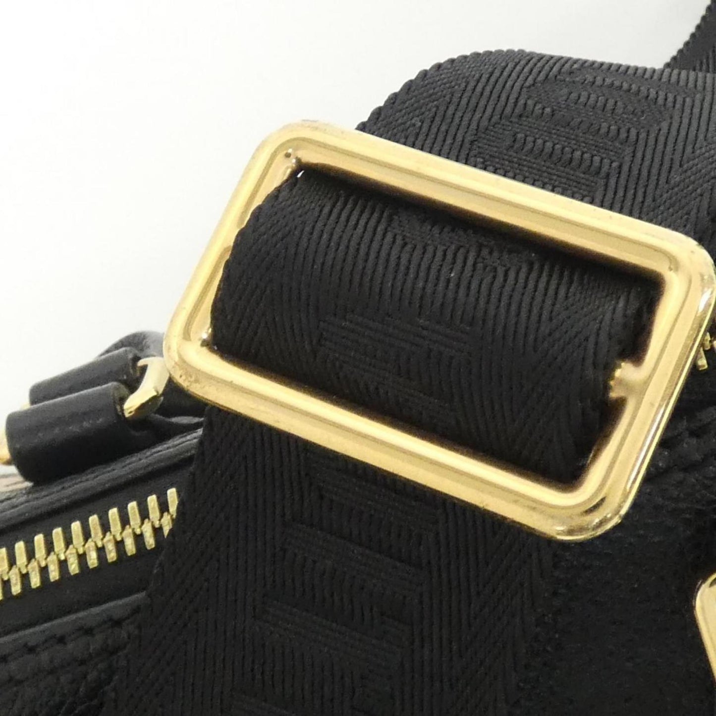 Louis Vuitton Beige Black Leather Shoulder Bag