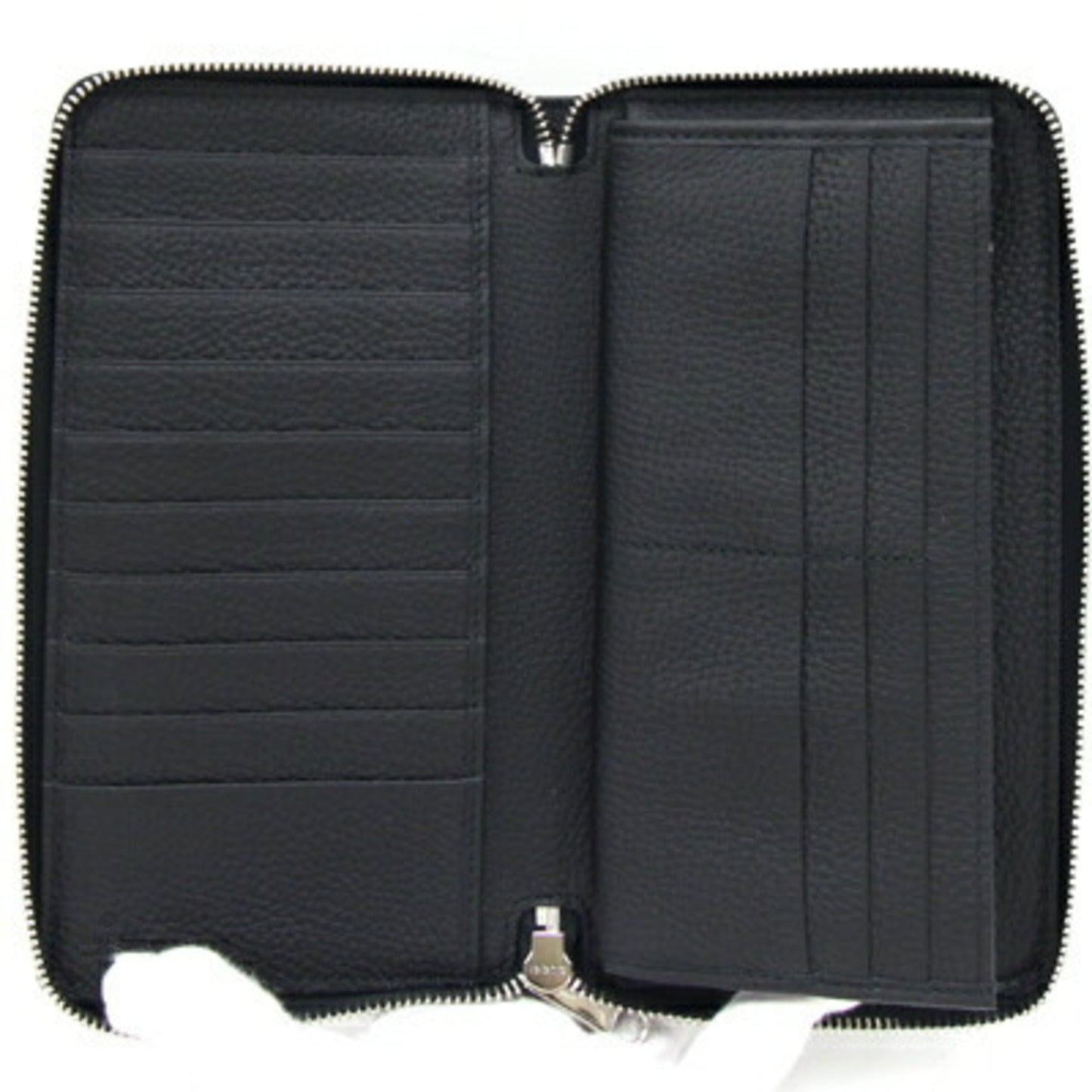 Gucci Black Leather Long Wallet (Bi-Fold)