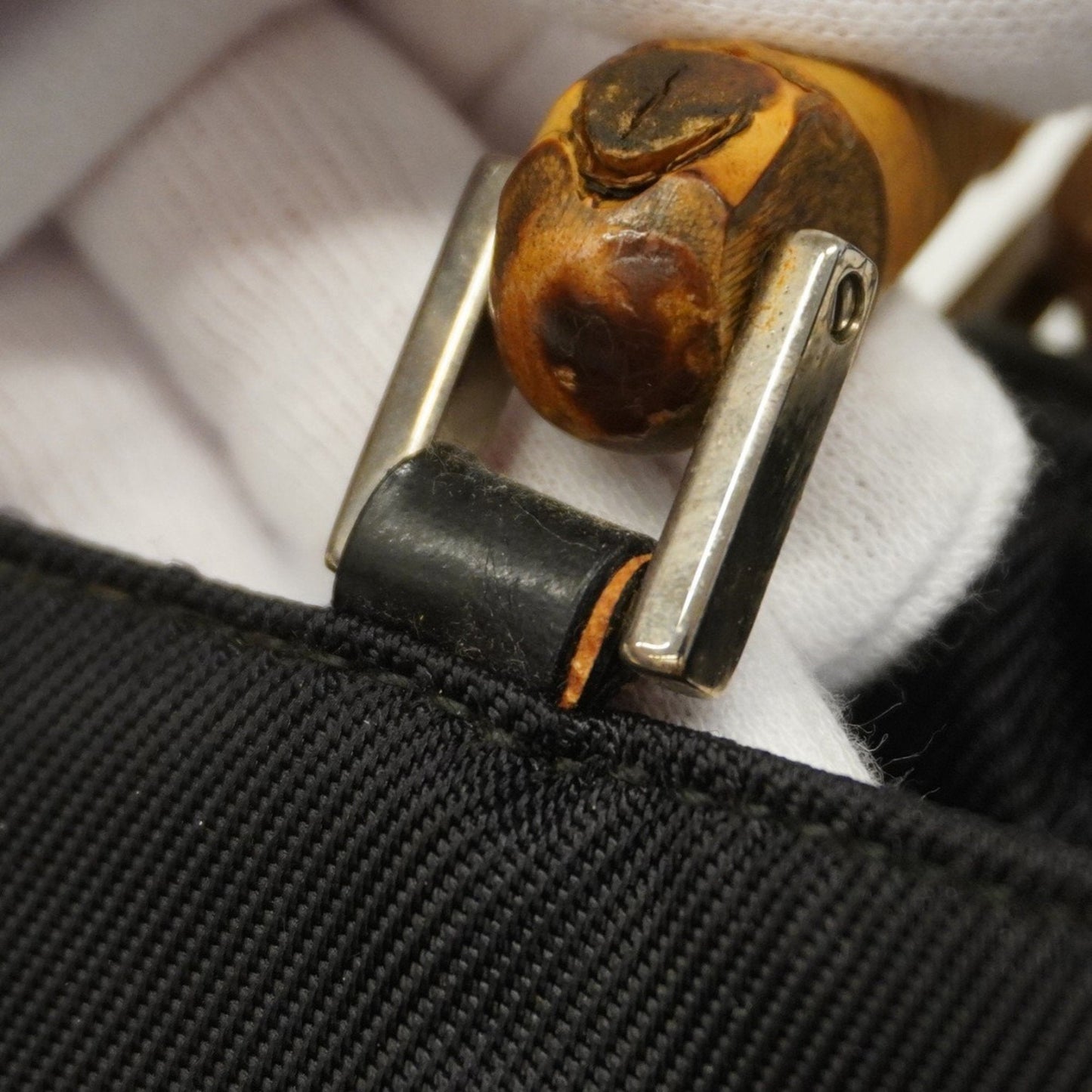 Gucci Black Nylon Handbag