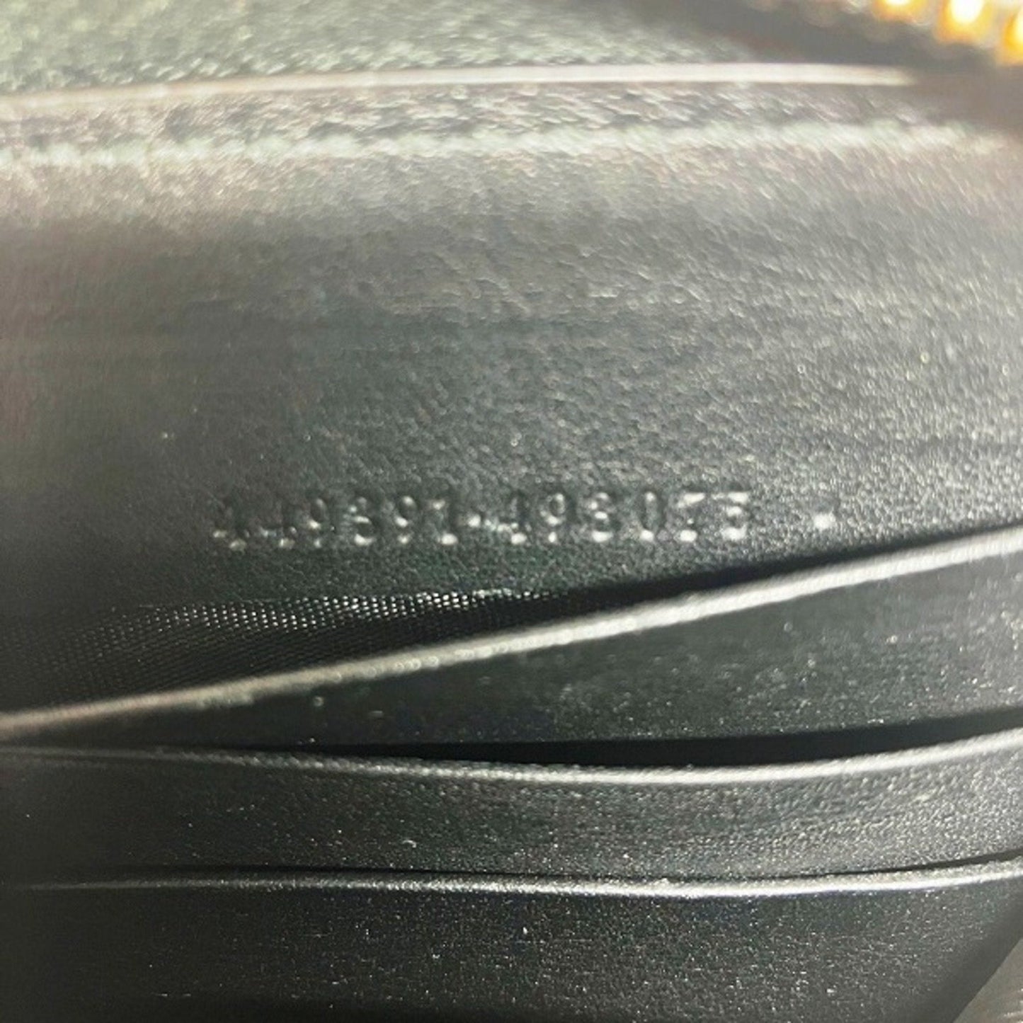 Gucci Black Leather Long Wallet (Bi-Fold)