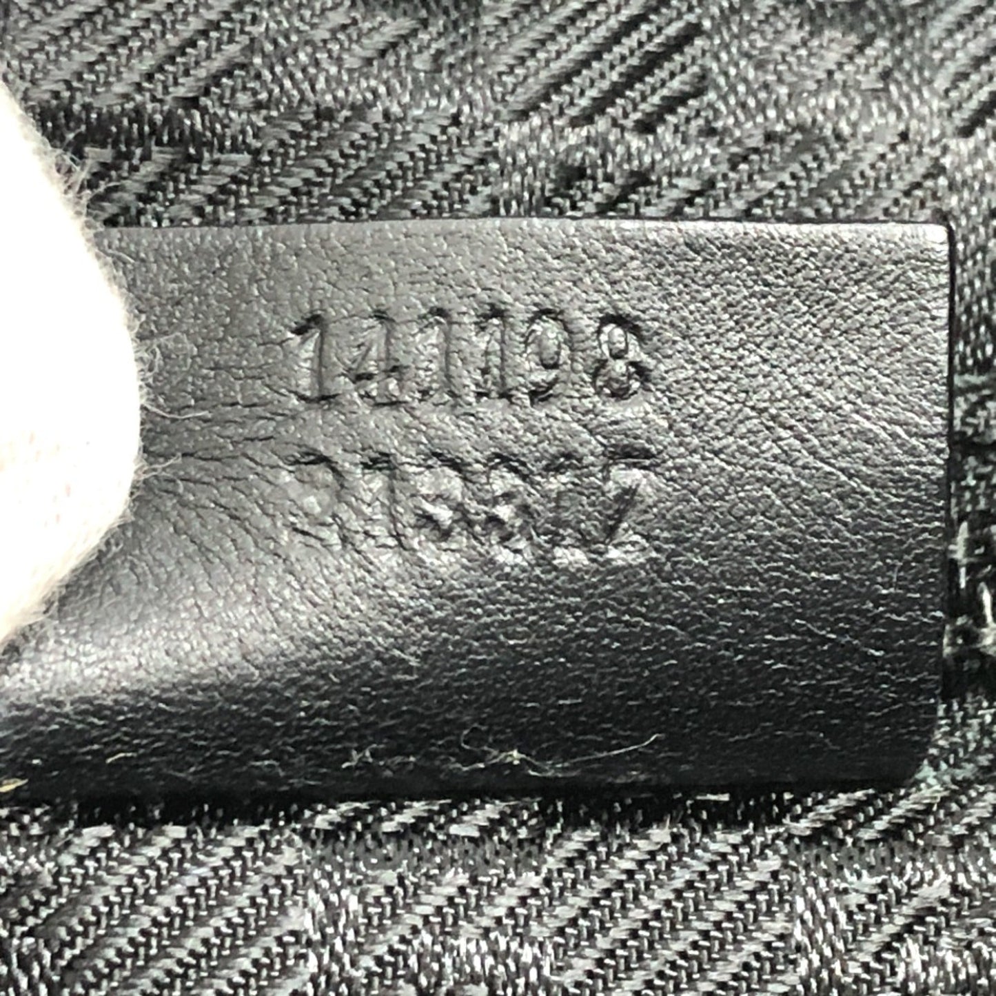 Gucci Black Cloth Shoulder Bag