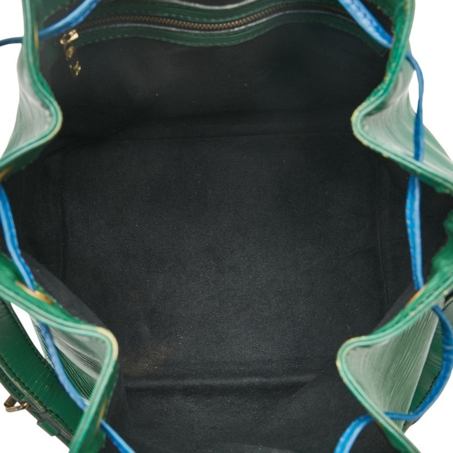 Louis Vuitton Epi Borneo Green Leather Shoulder Bag