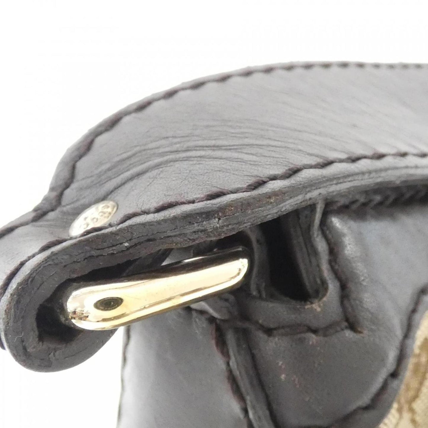 Gucci Gg Canvas Beige Brown Gg Canvas Shoulder Bag