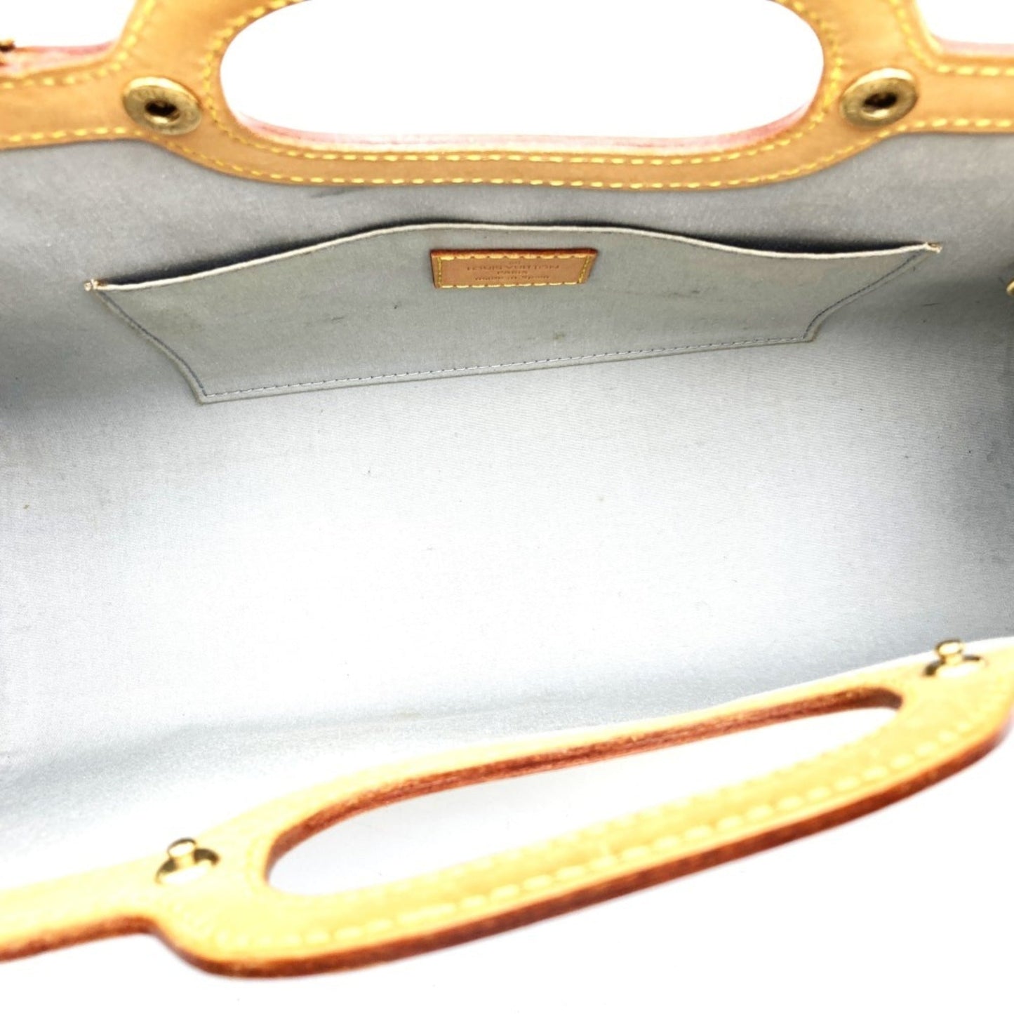 Louis Vuitton Gold Yellow Monogram Vernis Leather Handbag Shoulder Bag