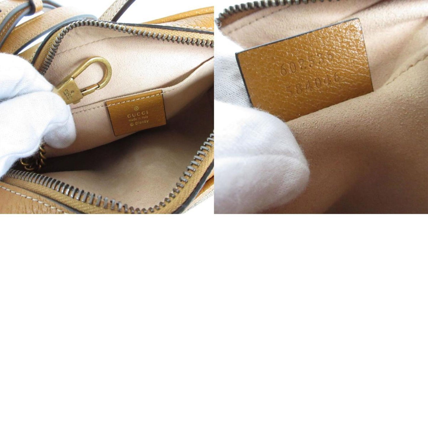 Gucci Brown Multi-Color Leather Pvc Shoulder Bag