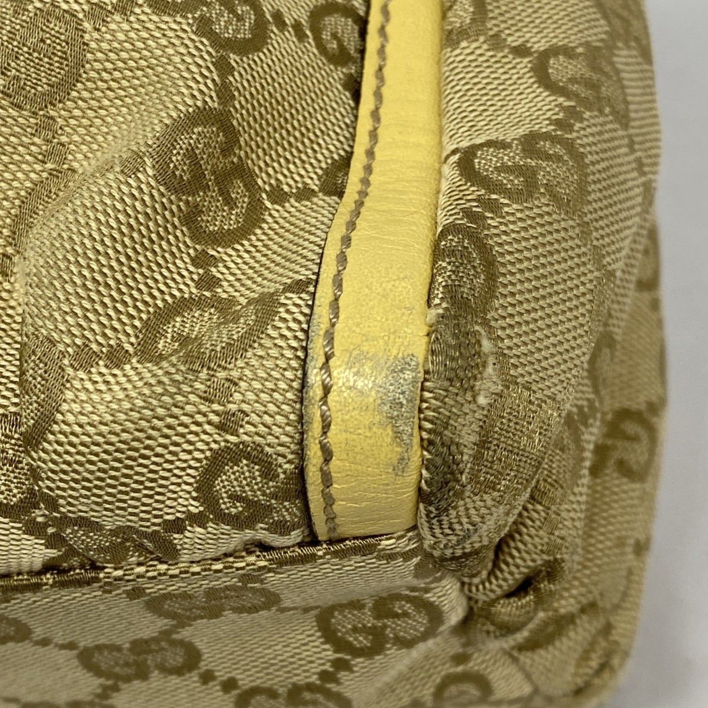Gucci Brown Canvas Shoulder Bag