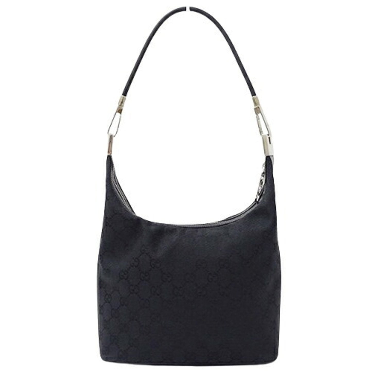 Gucci Black Gg Canvas Shoulder Bag