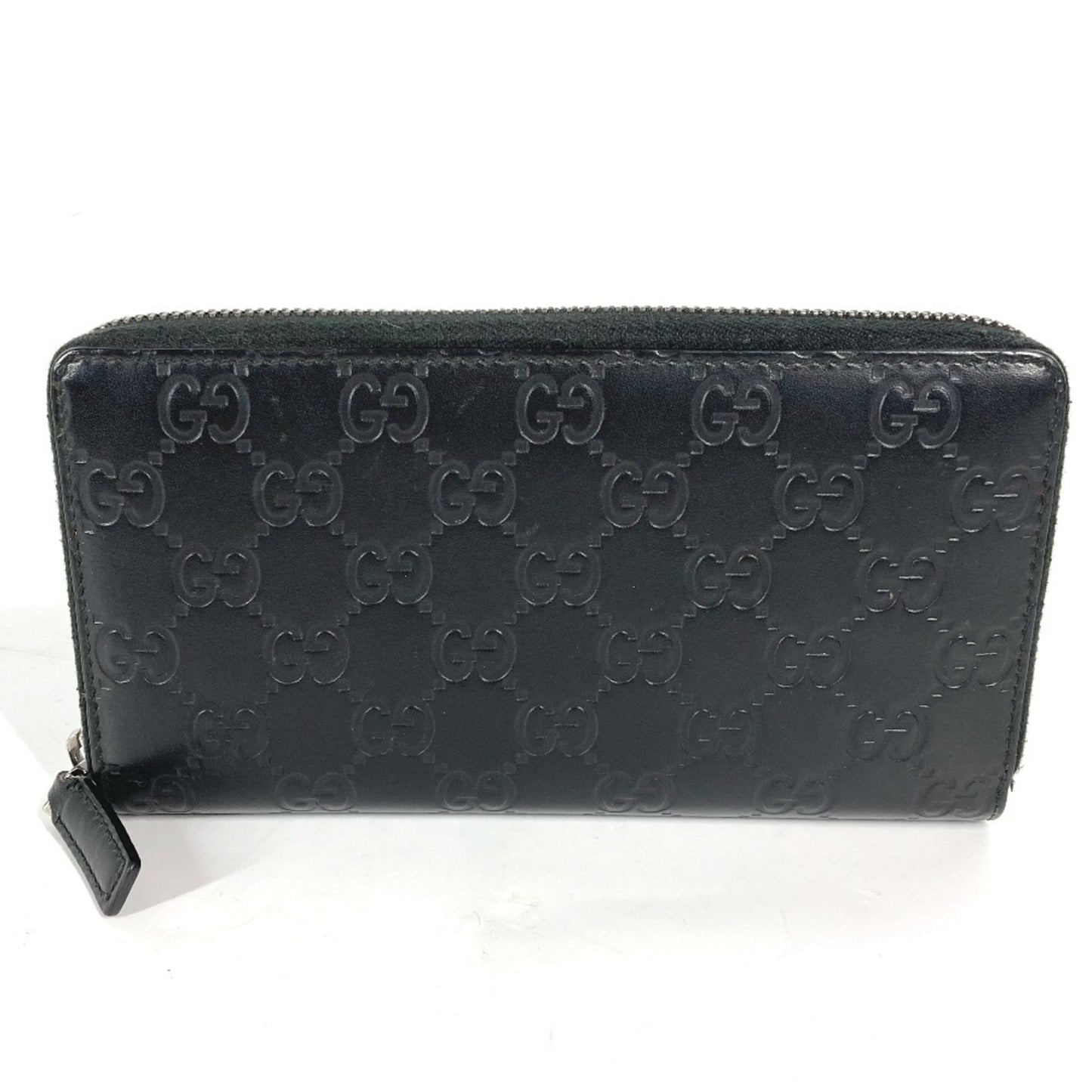 Gucci Black Leather Long Wallet (Bi-Fold) ()