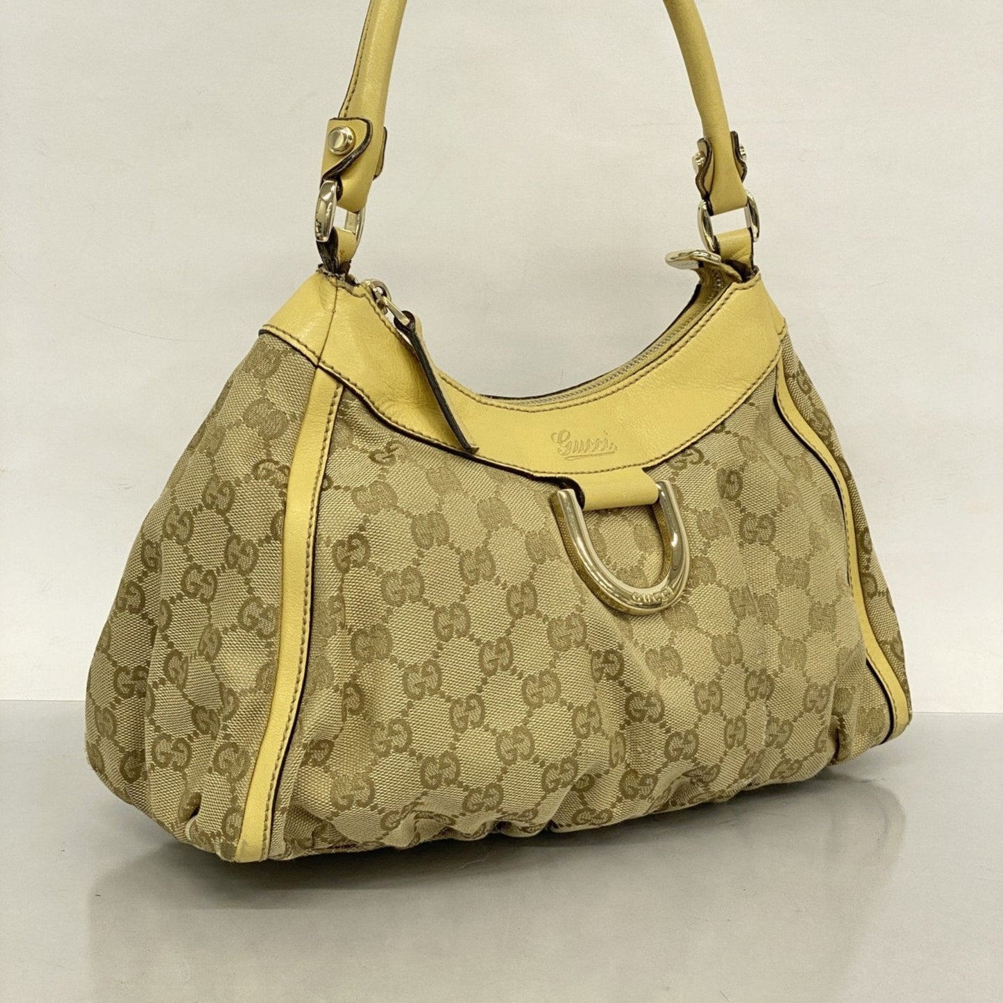 Gucci Brown Canvas Shoulder Bag