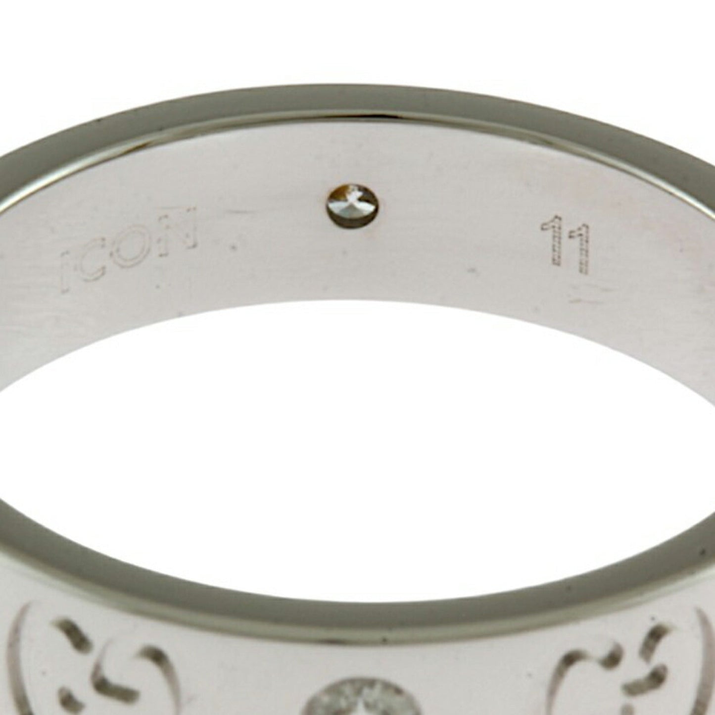 Gucci Icon White Gold White Gold (18K) Band Ring