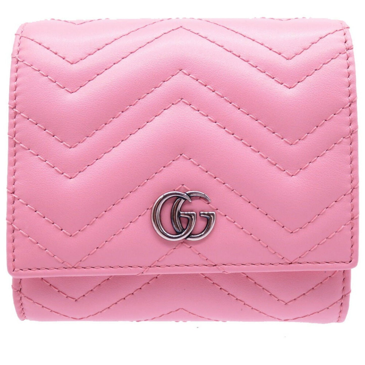 Gucci Pink Leather Wallet (Bi-Fold) ()