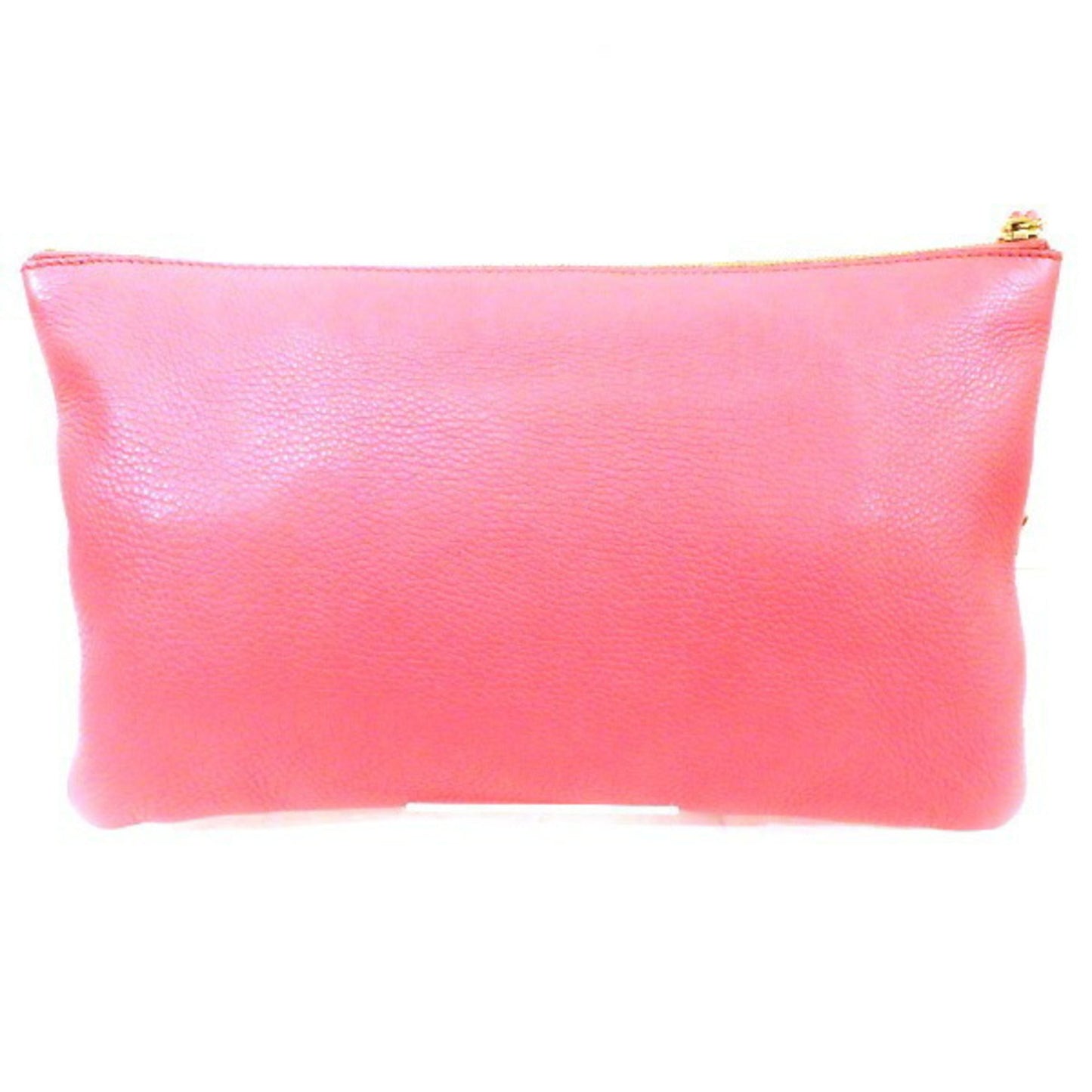 Gucci Bamboo Pink Leather Clutch Bag