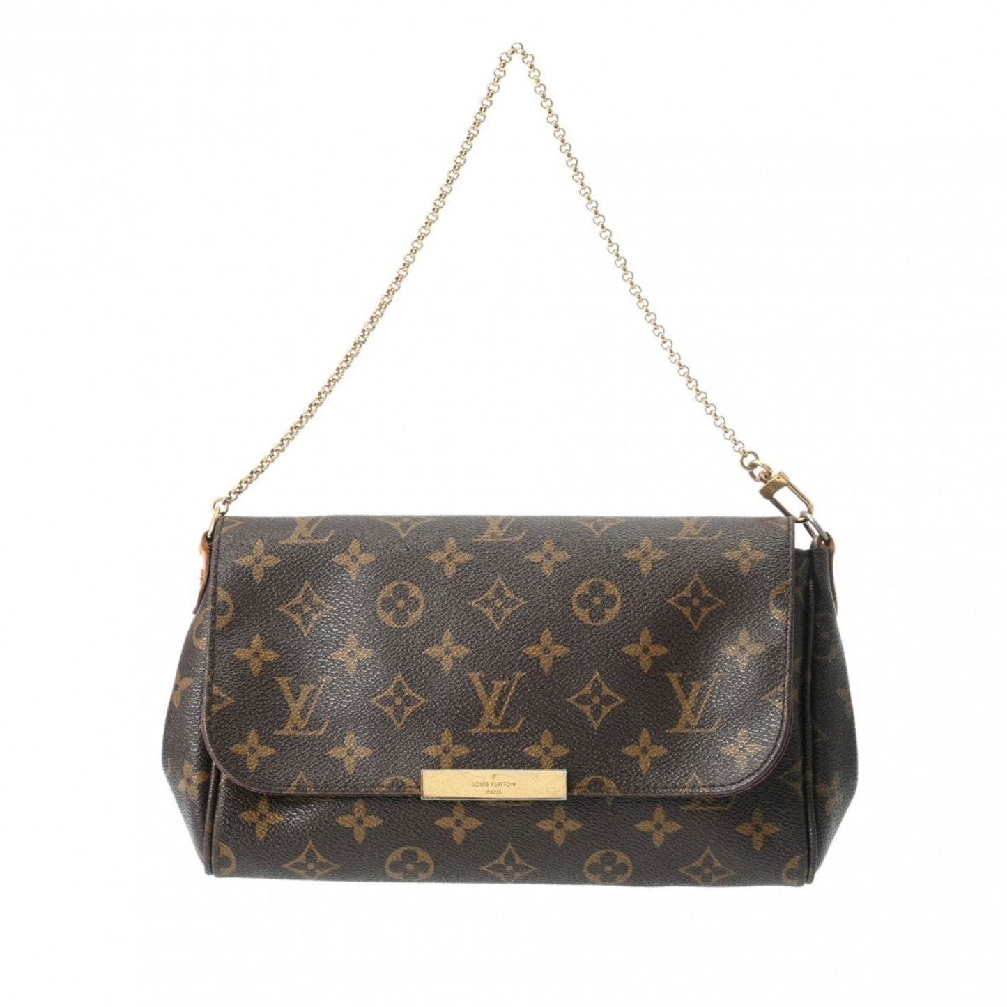 Louis Vuitton Brown Monogram Shoulder Bag ()