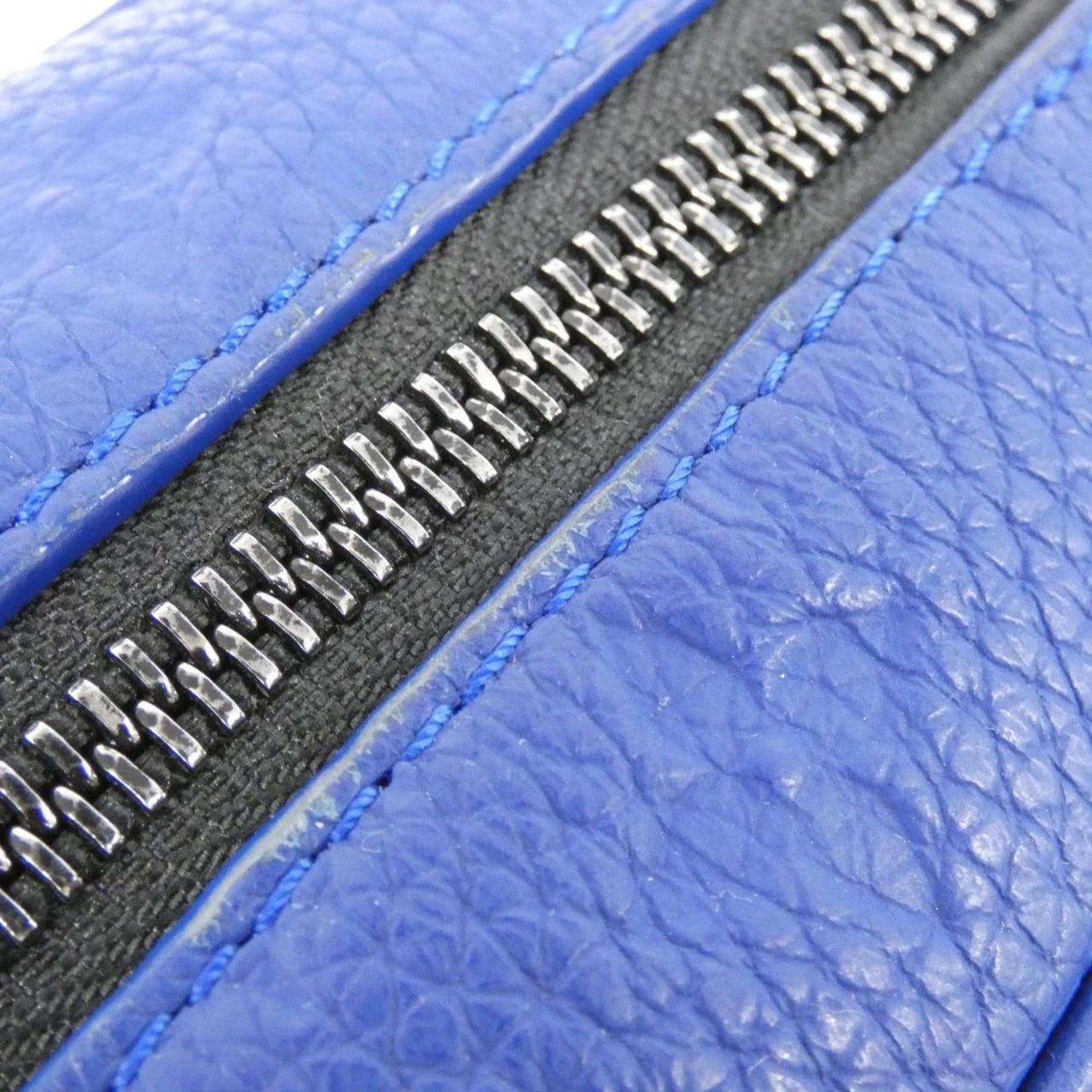 Louis Vuitton Blue Leather Shoulder Bag