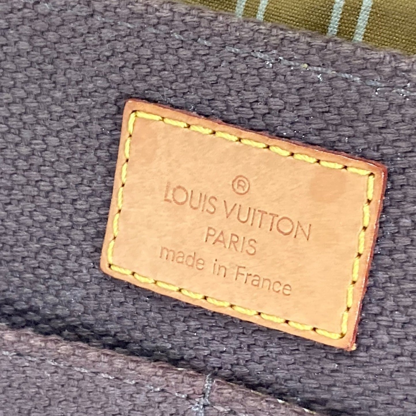 Louis Vuitton Brown Canvas Shoulder Bag