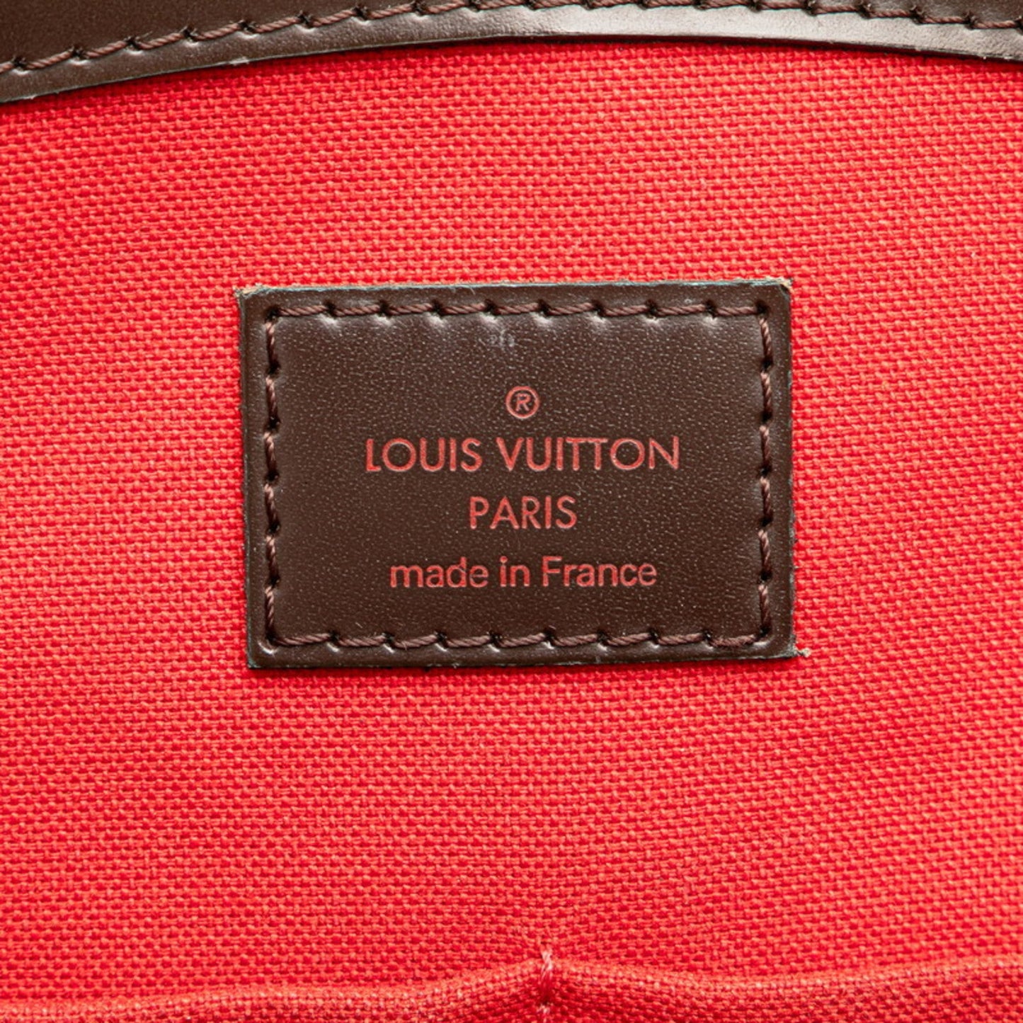 Louis Vuitton Brown Damier Canvas Pvc Leather Shoulder Bag
