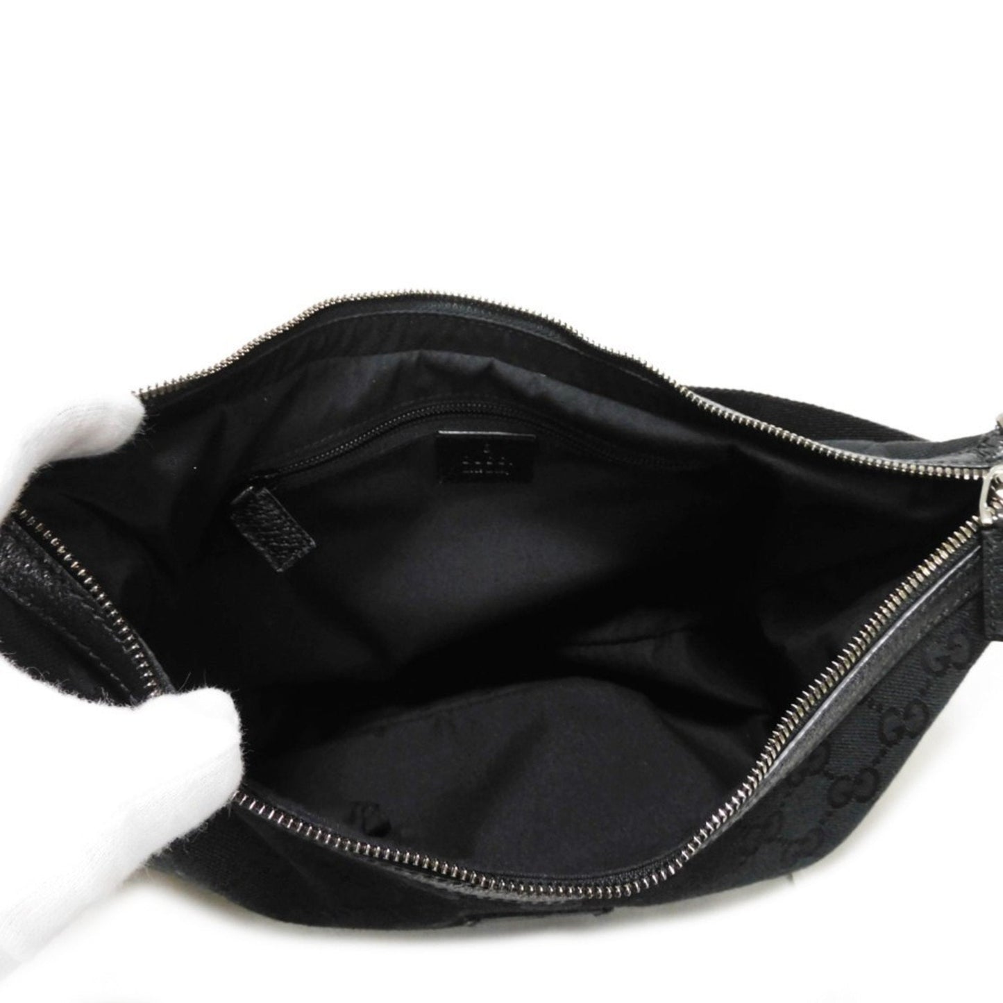 Gucci Gg Canvas Black Gg Canvas Messenger Bag Shoulder Bag