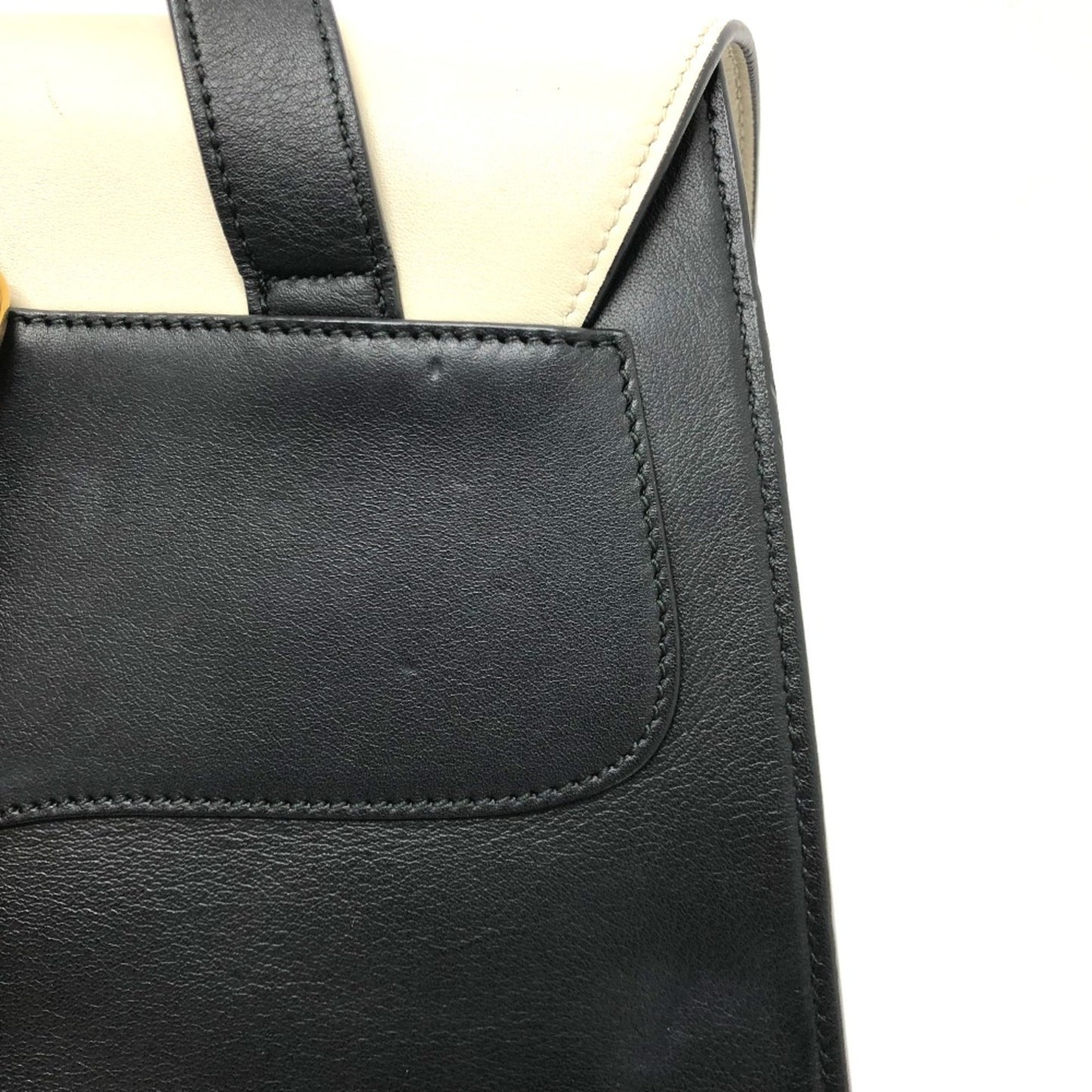 Gucci Black Leather Backpack