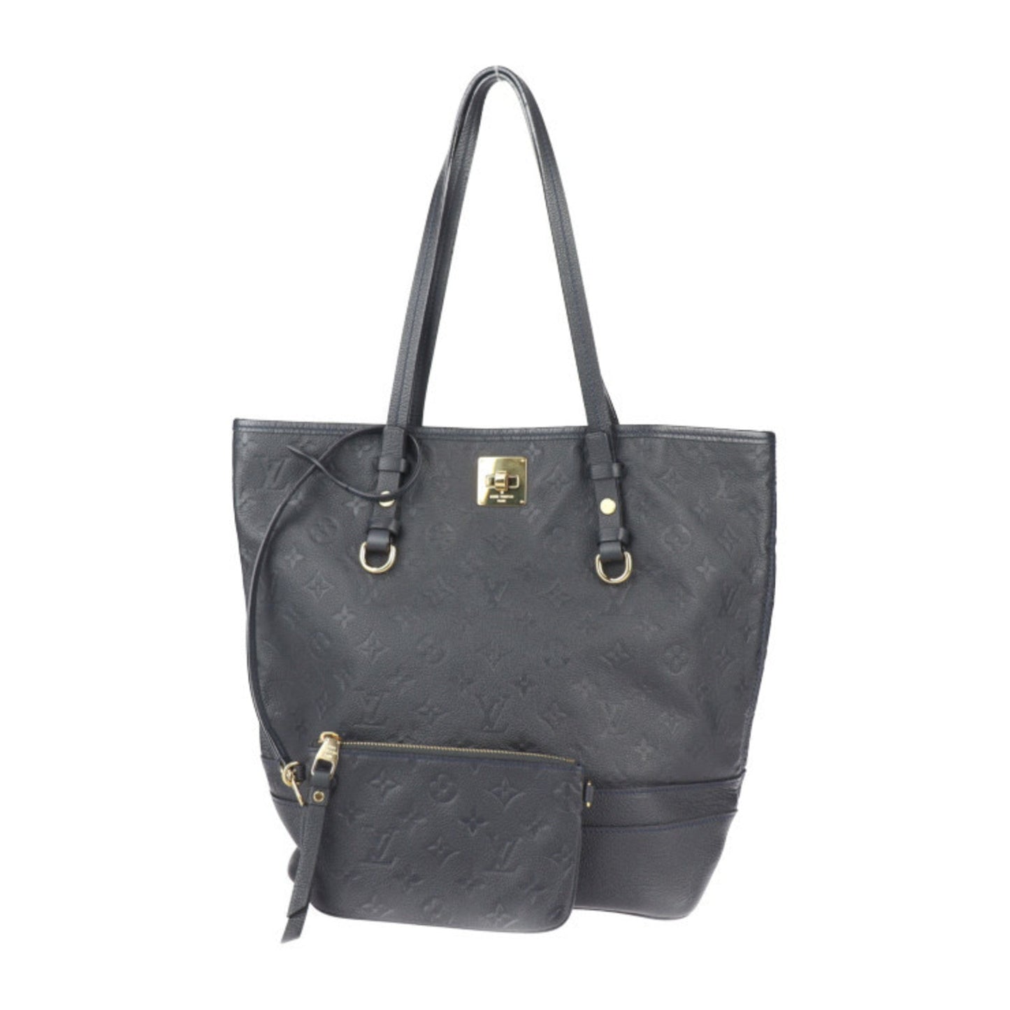 Louis Vuitton Black Monogram Empreinte Handbag Shoulder Bag Tote Bag ()
