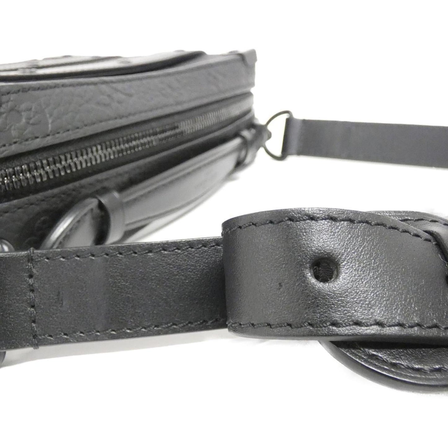 Louis Vuitton Taurillon Black Leather Shoulder Bag