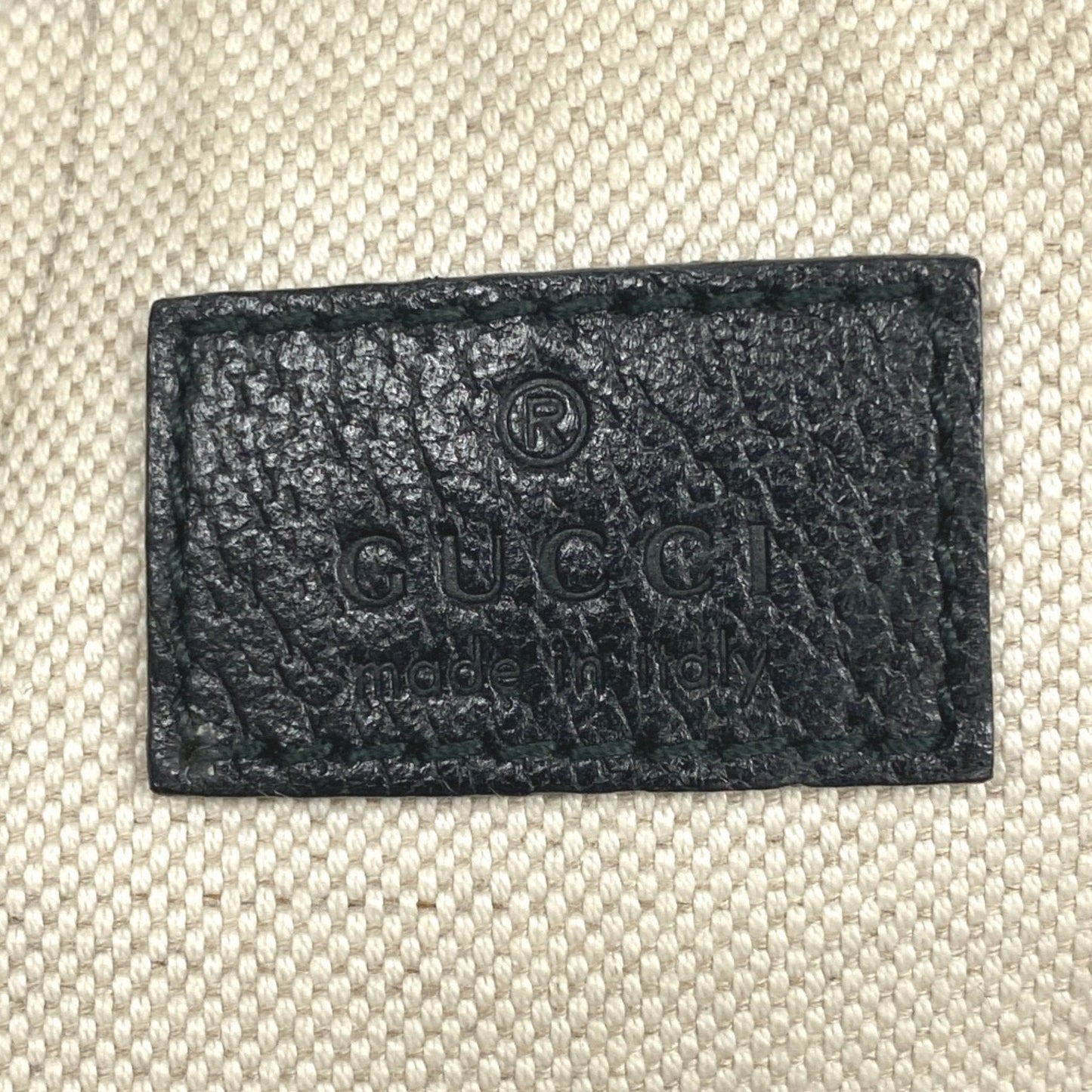 Gucci Black Leather Tote Bag
