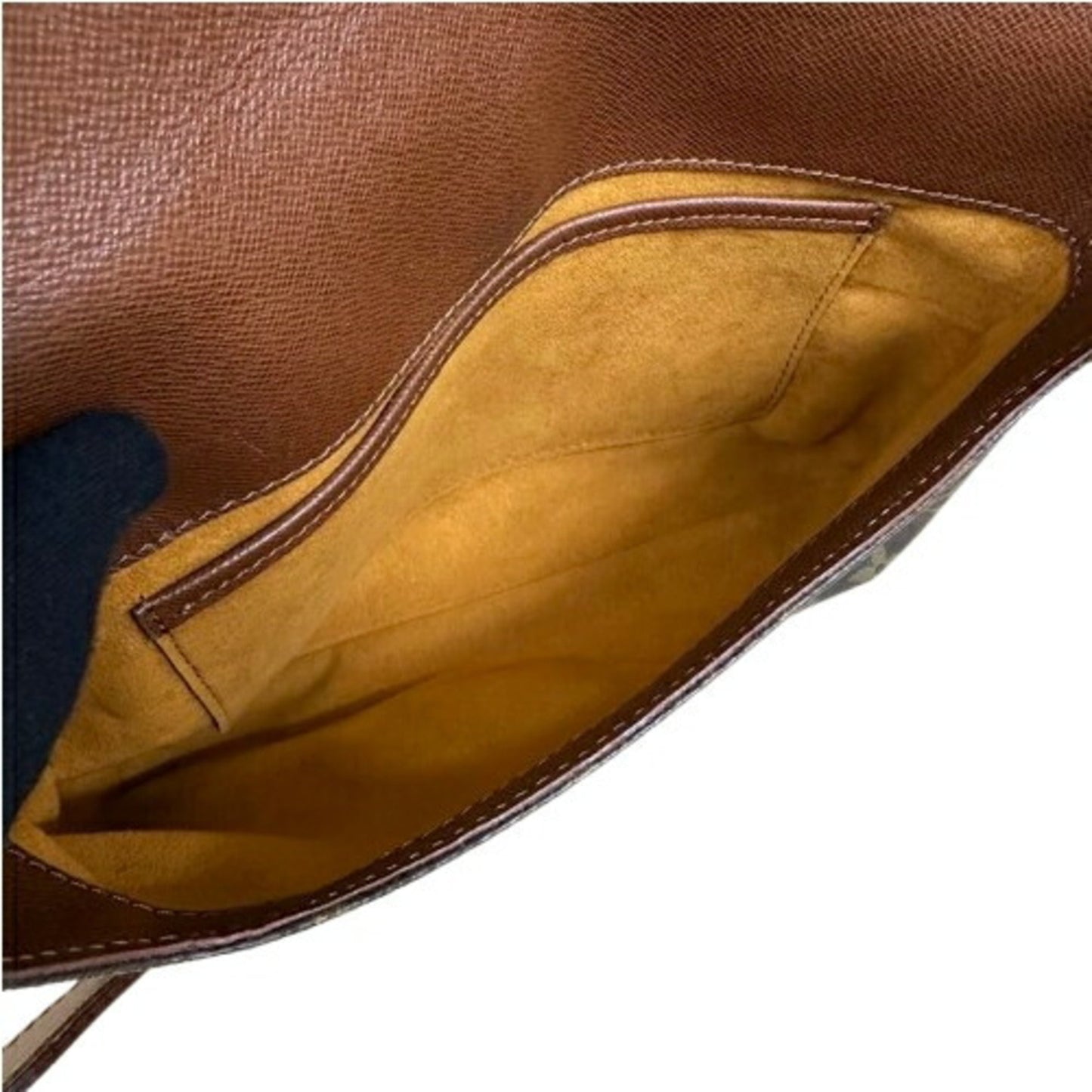 Louis Vuitton Monogram Brown Pvc Leather Shoulder Bag