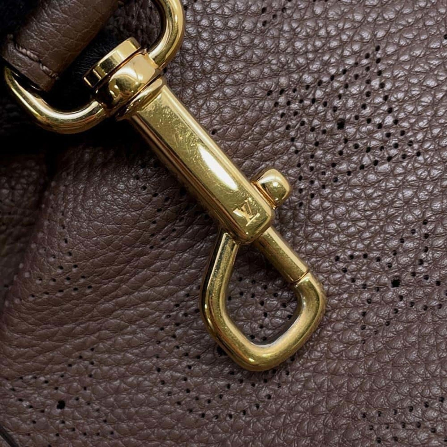 Louis Vuitton Monogram Brown Mahina Leather Handbag Shoulder Bag