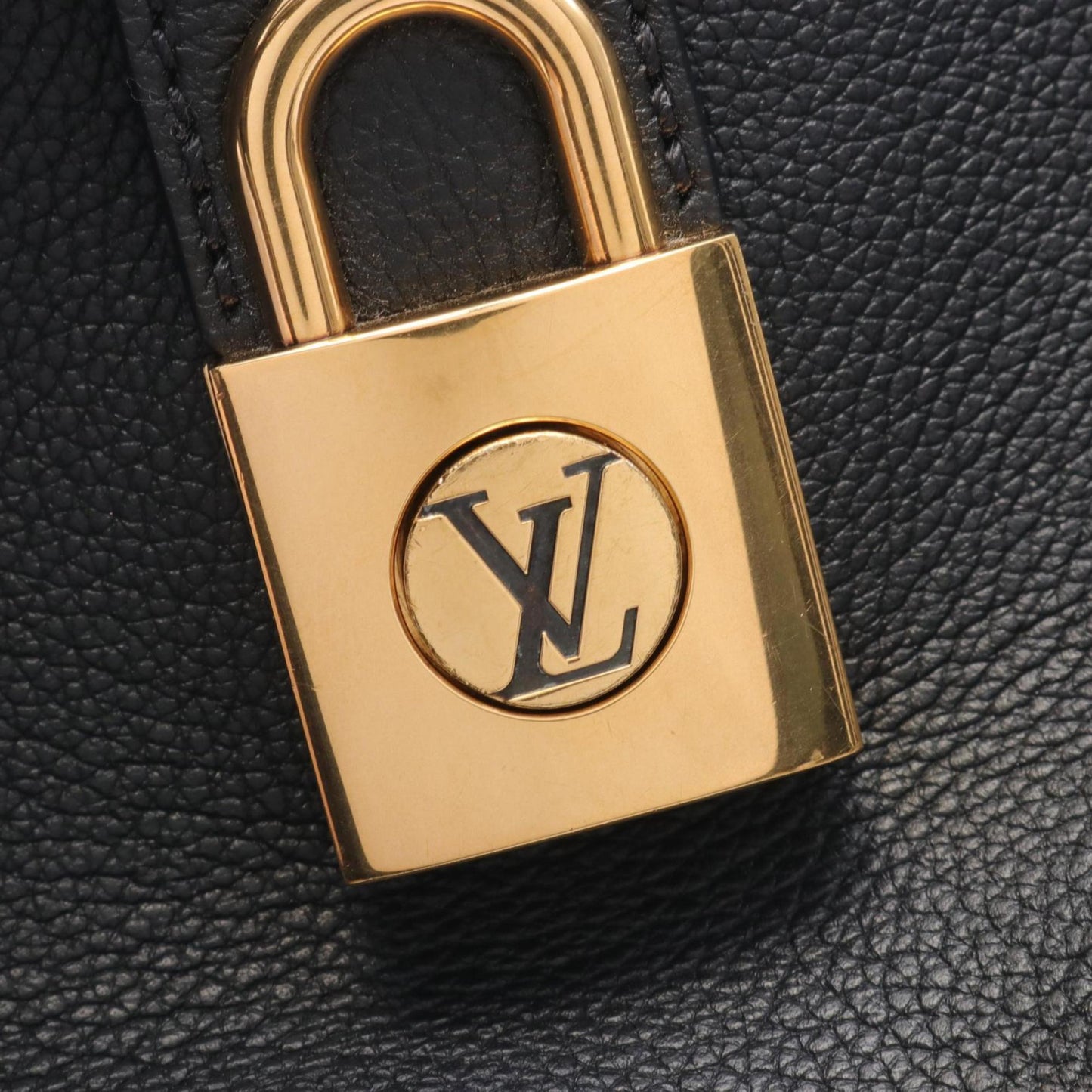 Louis Vuitton Black Noir Leather Shoulder Bag