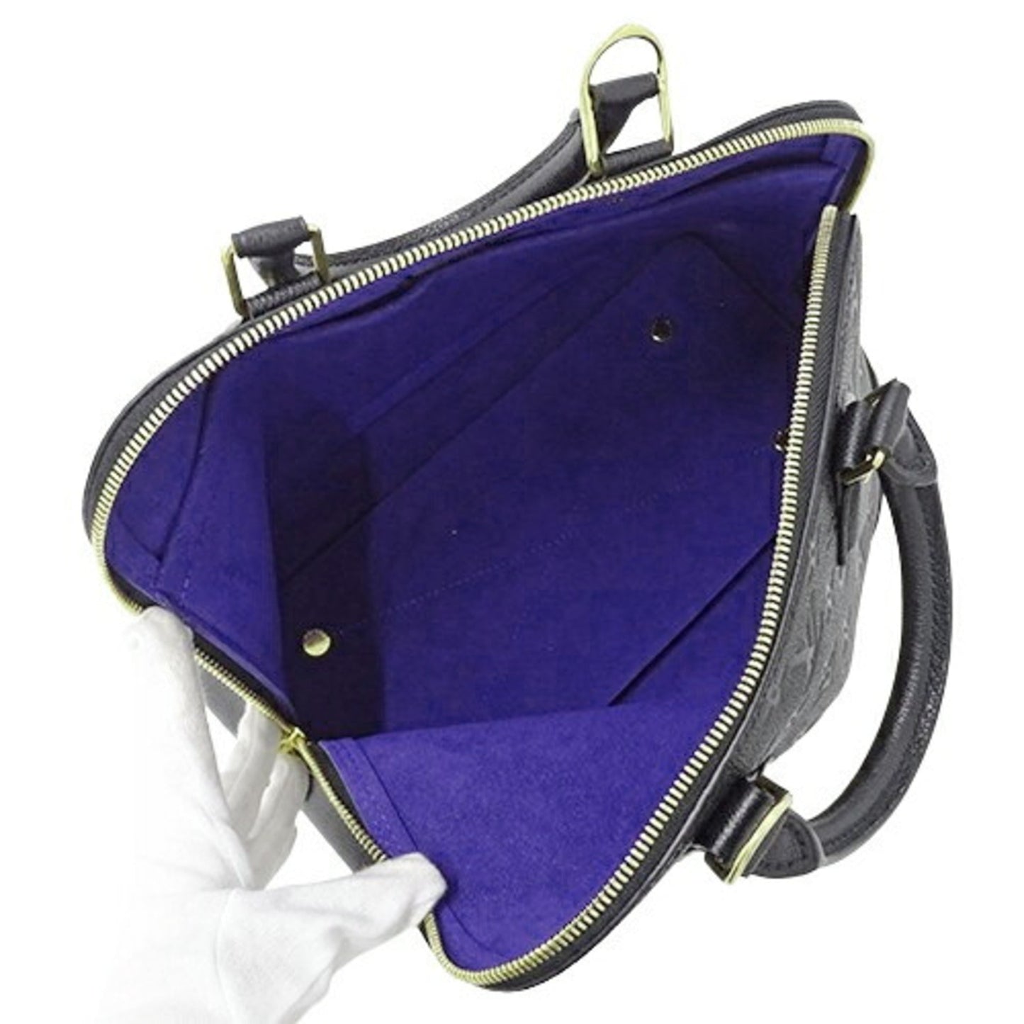 Louis Vuitton Noir Monogram Empreinte Handbag Shoulder Bag